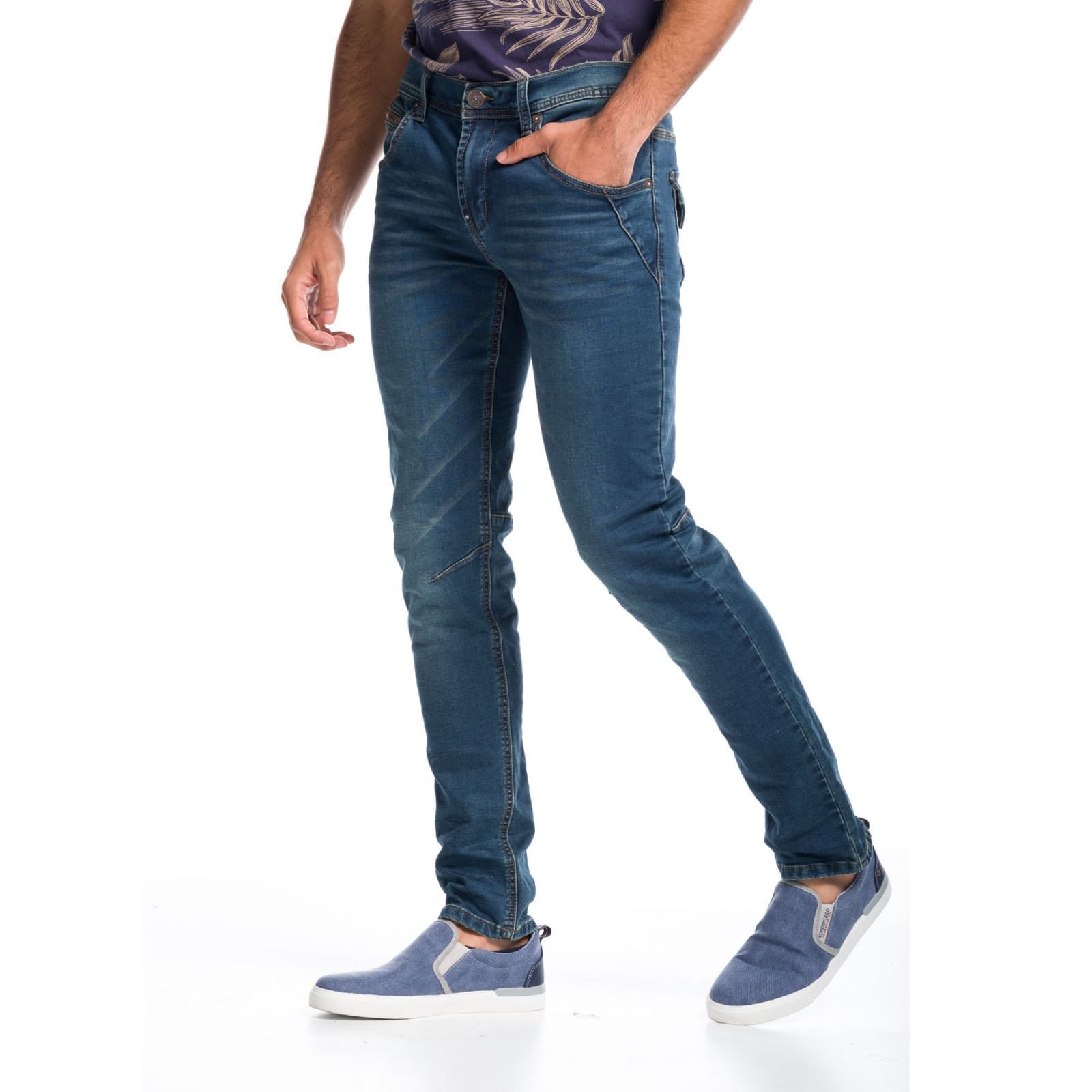 Pantalon denim costuras 3