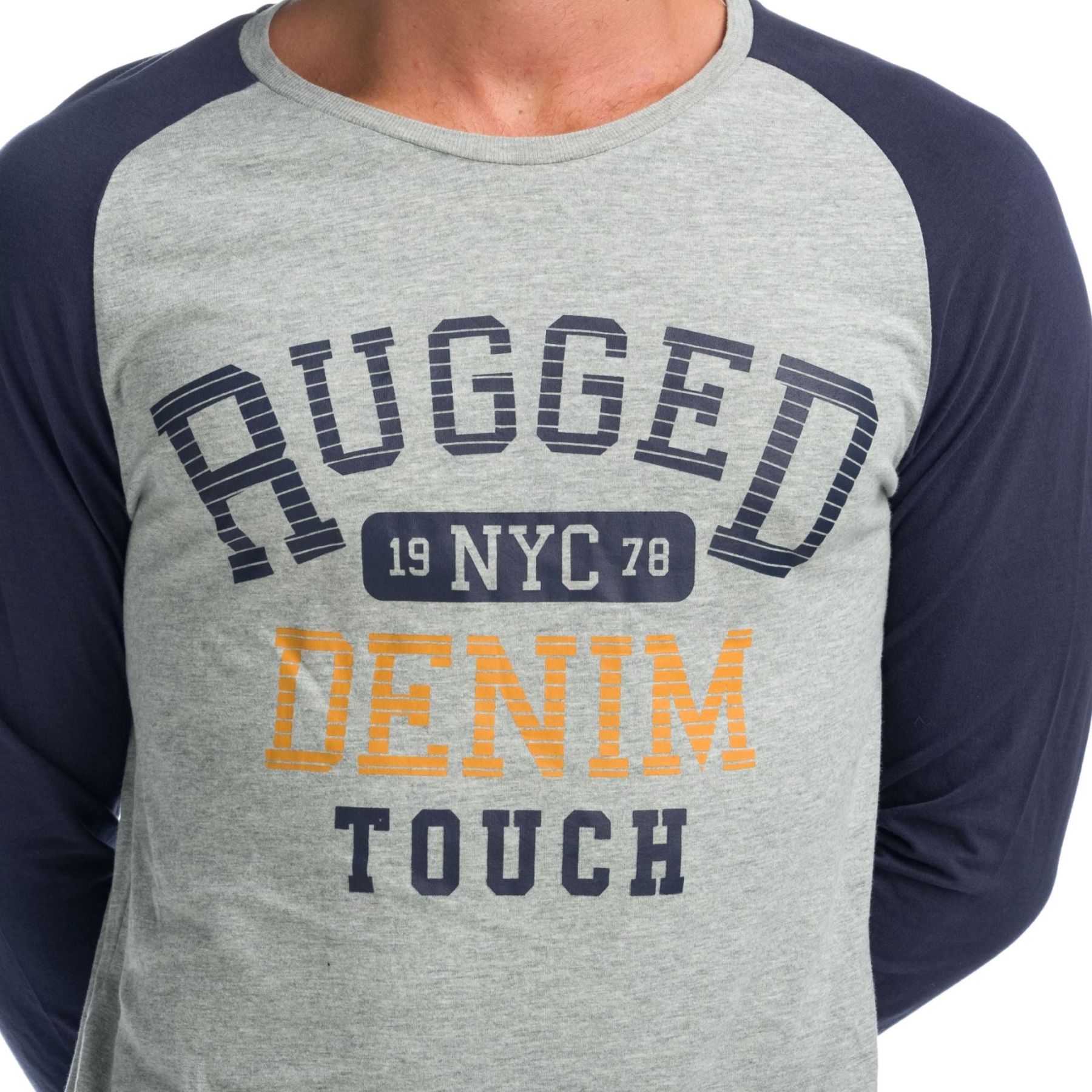 Camiseta manga larga texto frontal 3