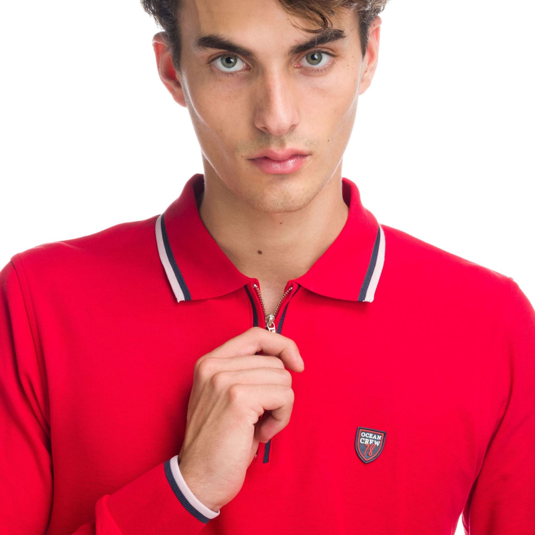 Polo manga larga pique 4