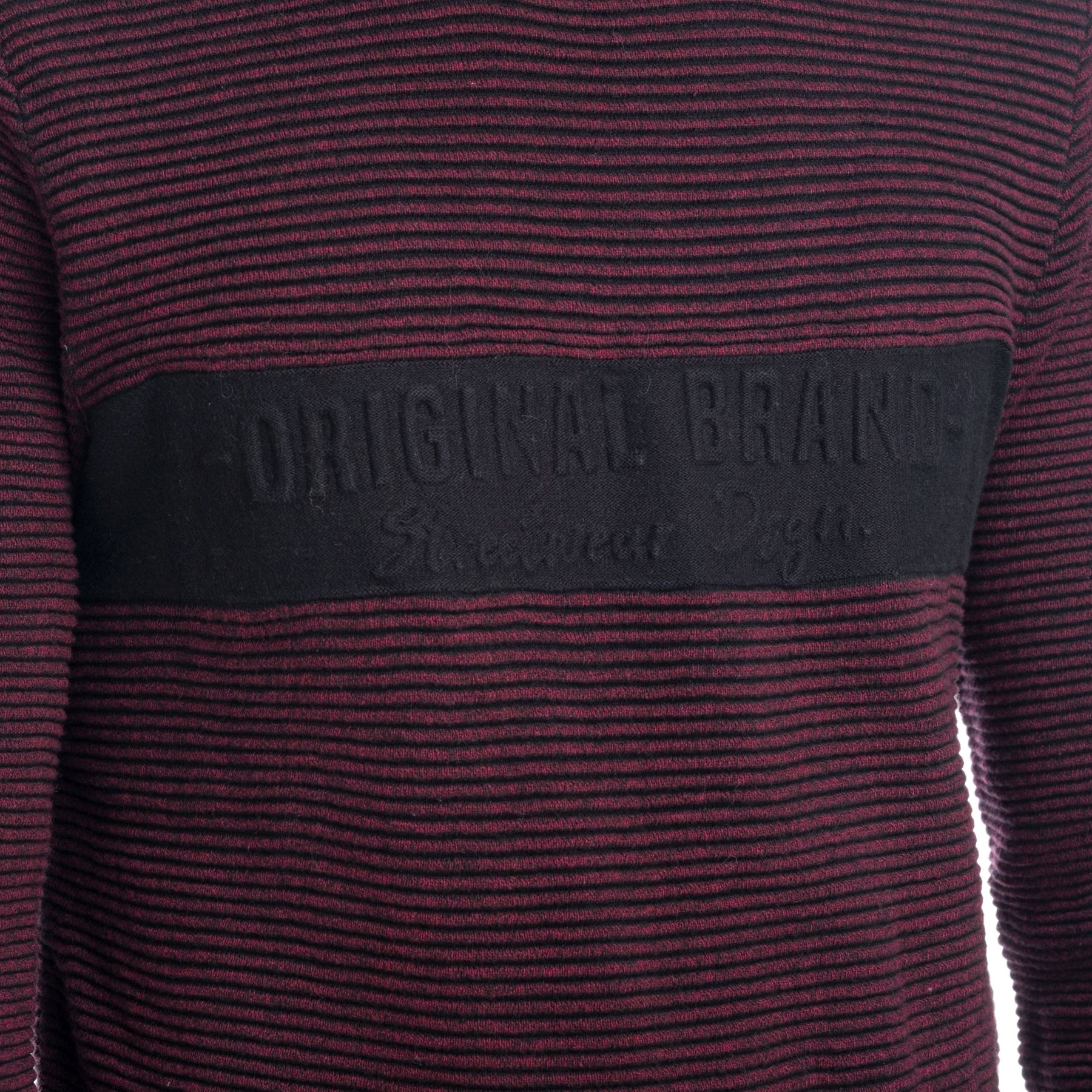 Jersey con estampado de texto en relieve 3