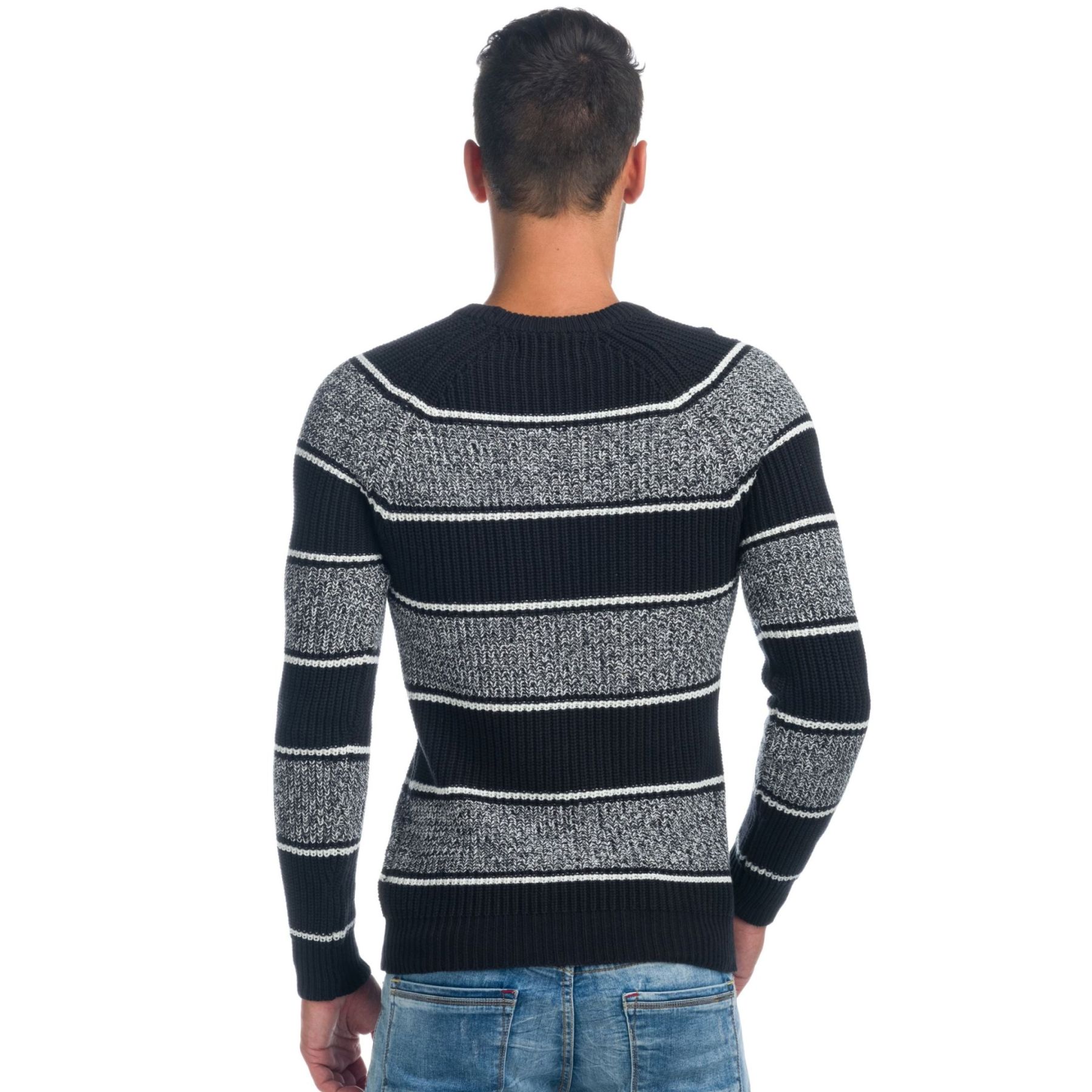 Jersey manga larga de rayas 2
