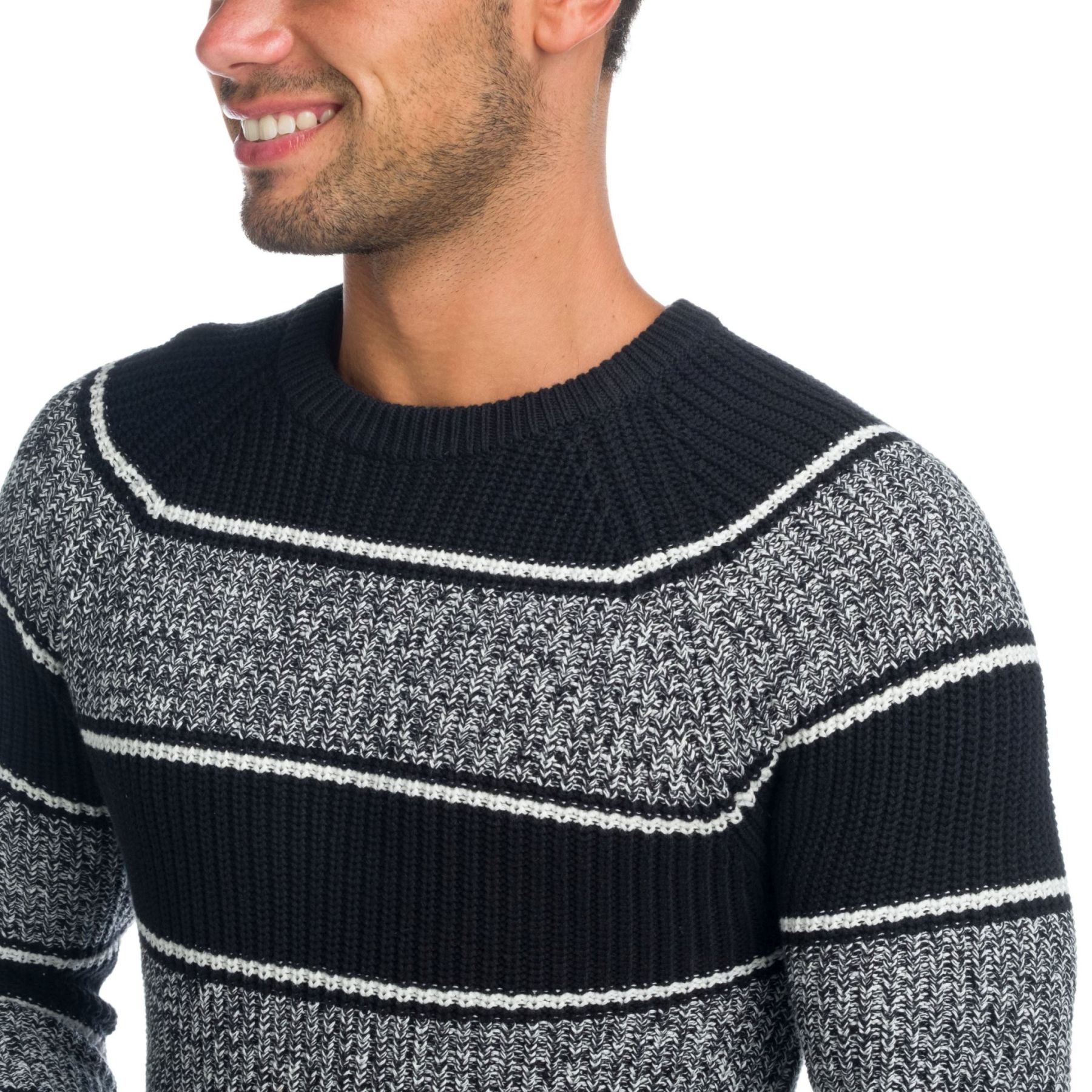 Jersey manga larga de rayas 3