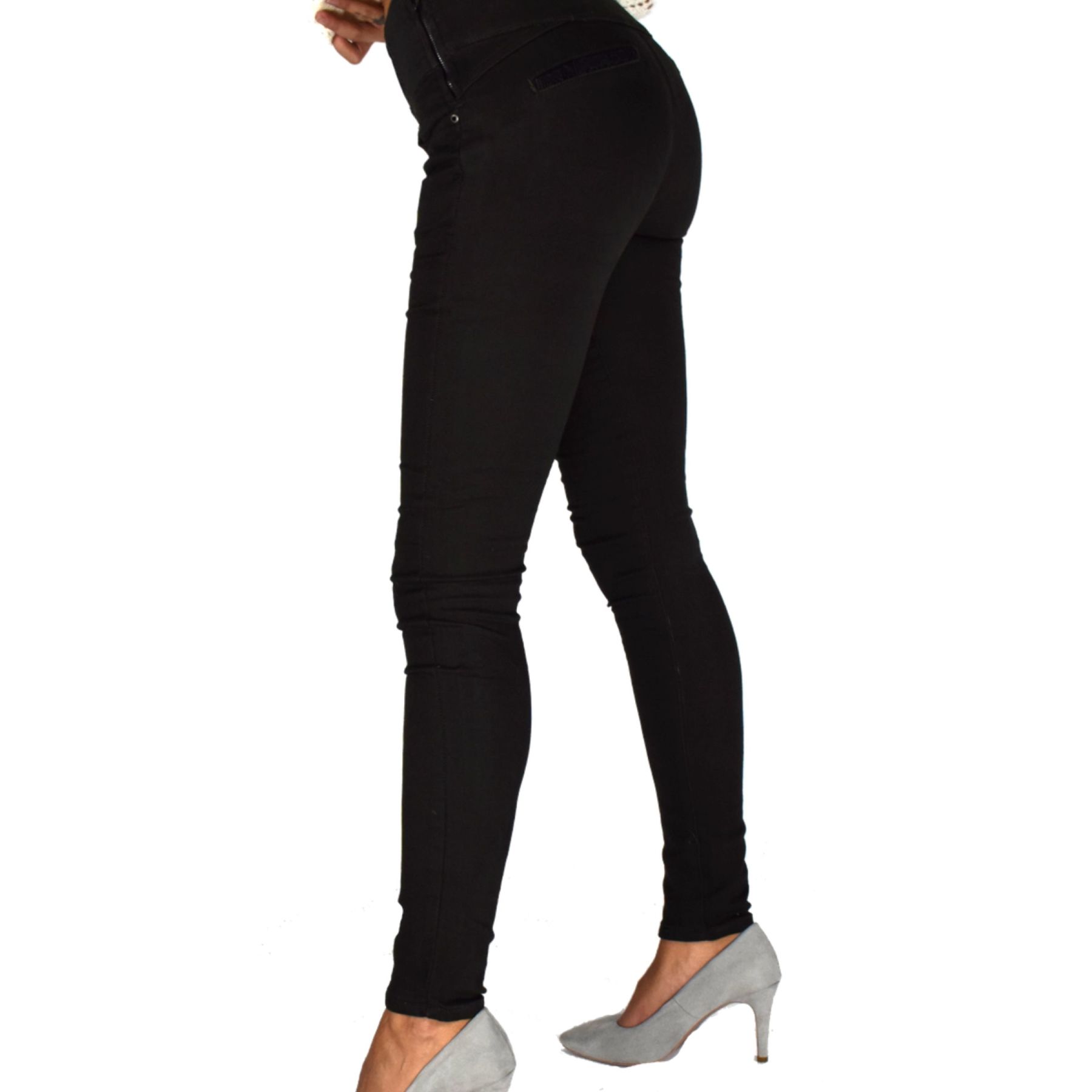 Pantalon largo estampado en flock 3