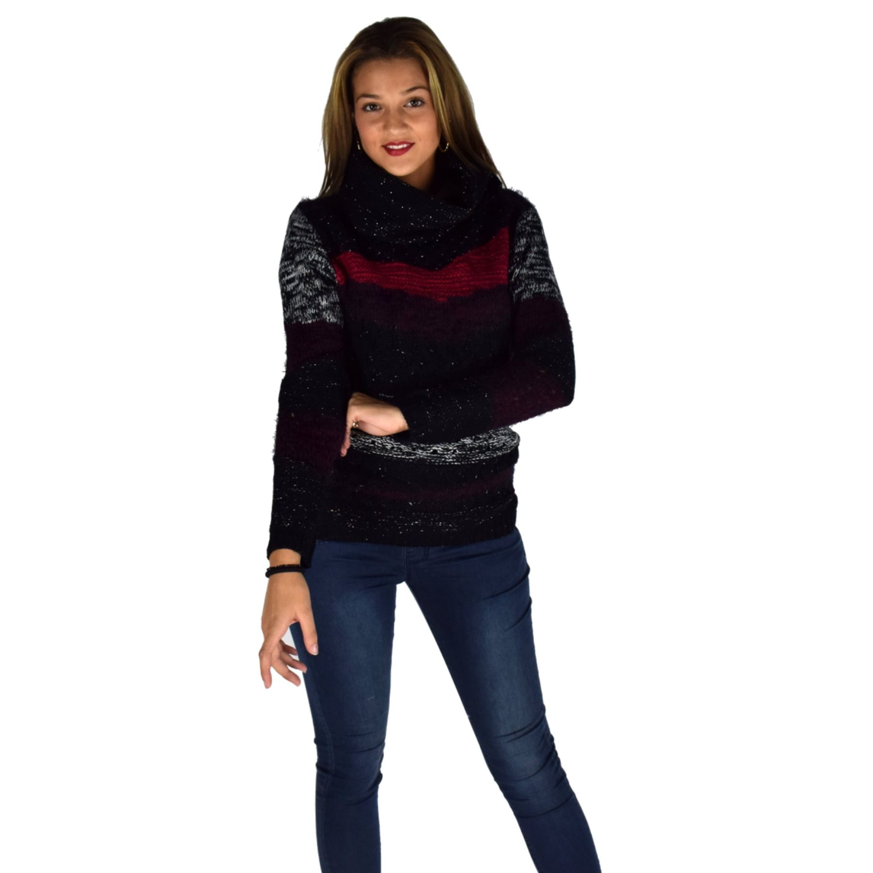 Jersey de cortes a contraste