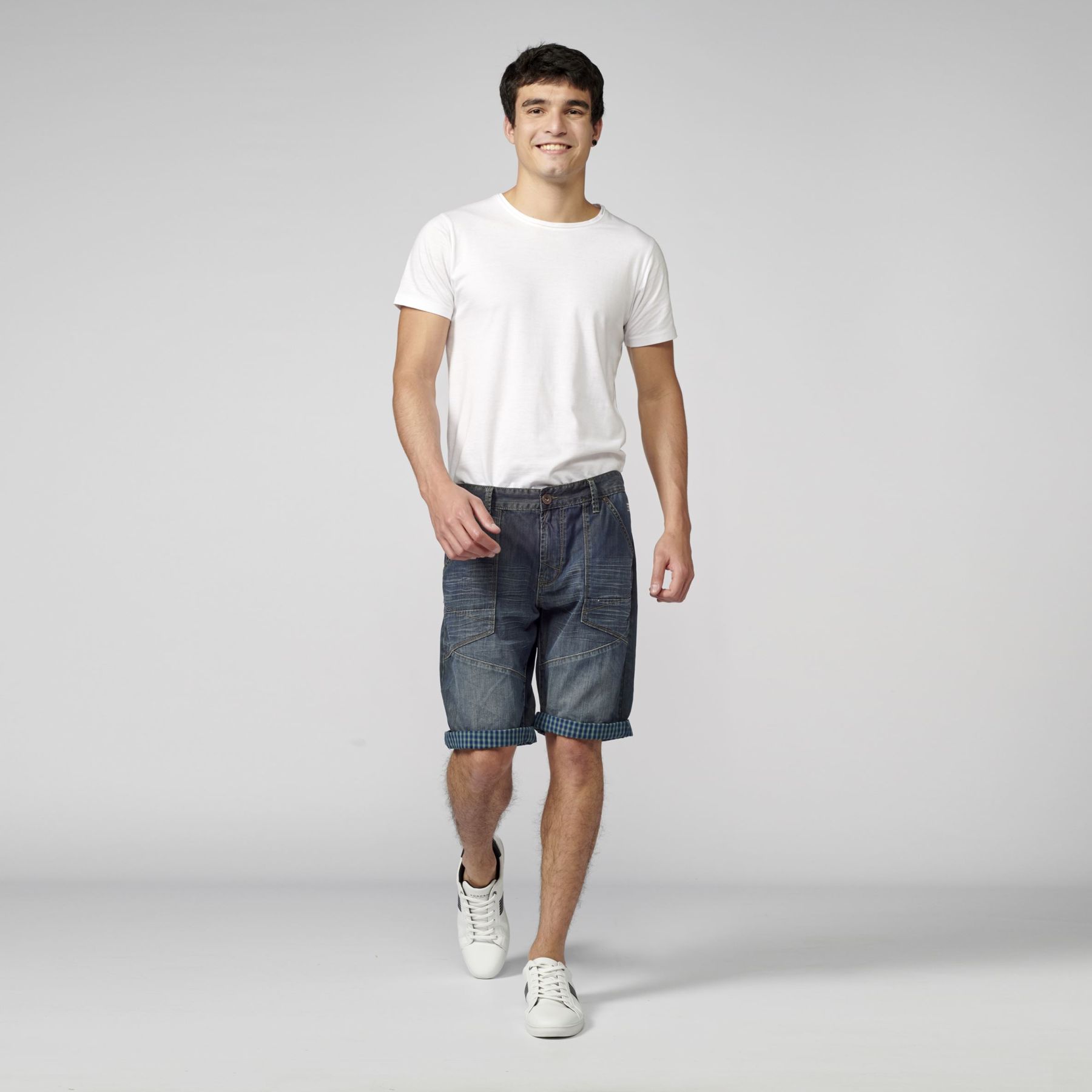 Bermuda loose fit denim 100% 2