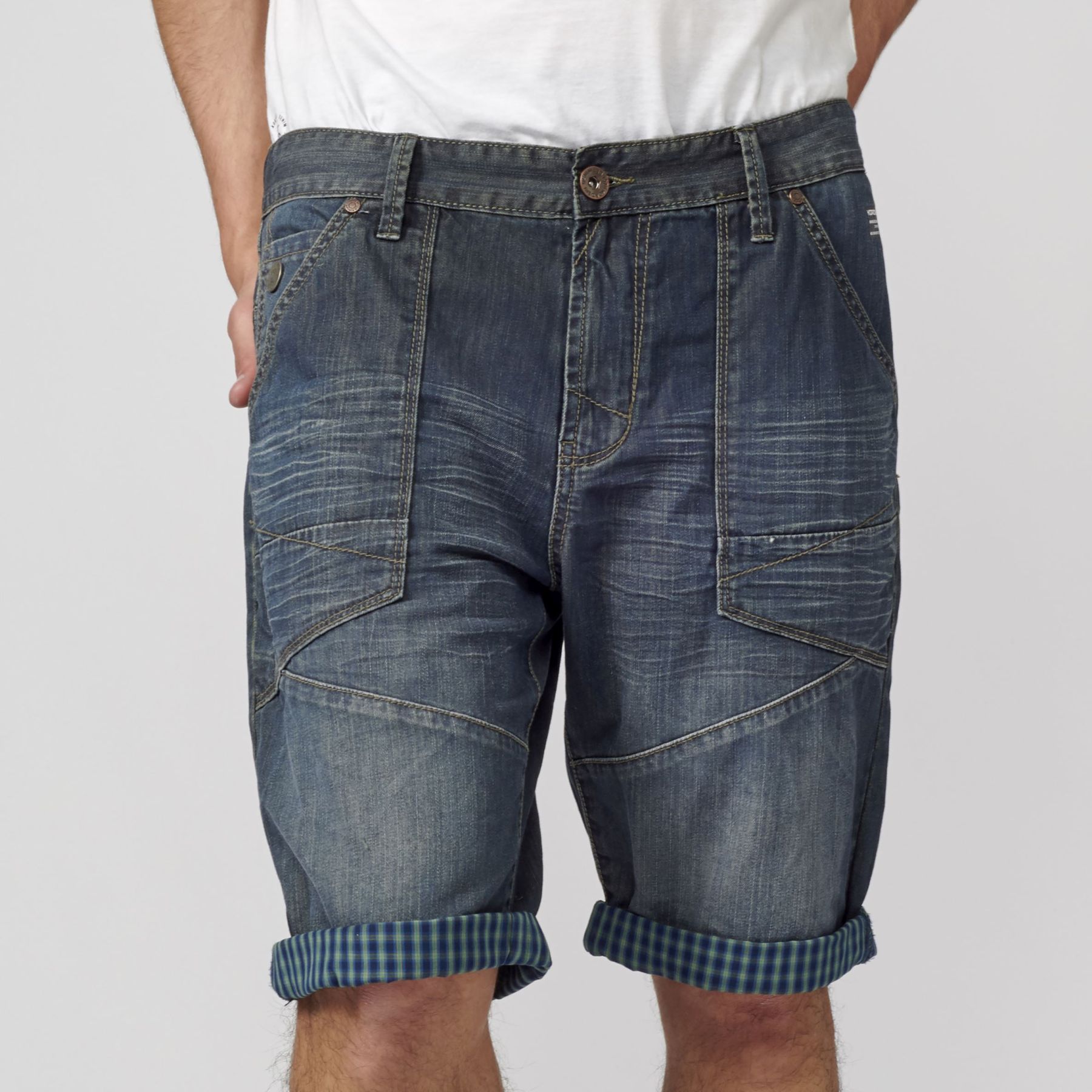 Bermuda loose fit denim 100% 3