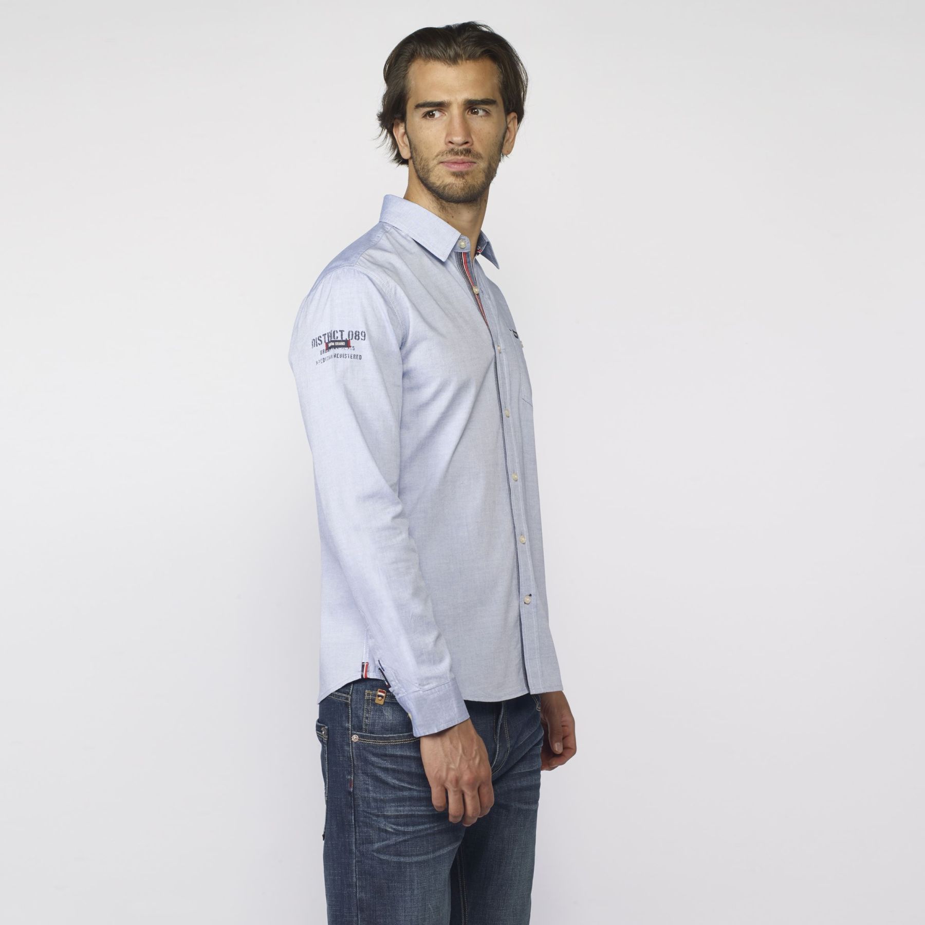 Camisa con estampado de texto 3