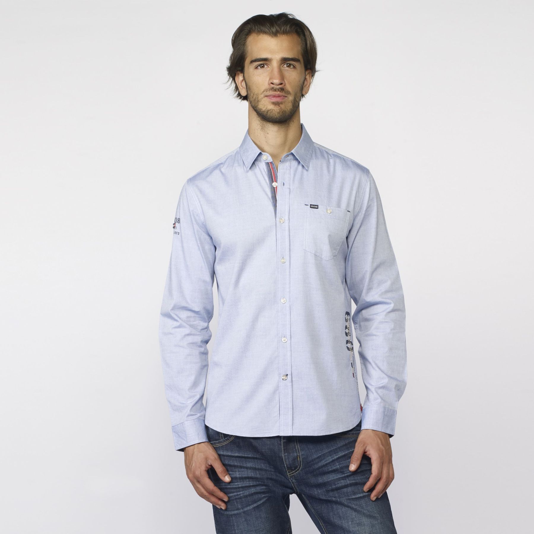 Camisa con estampado de texto