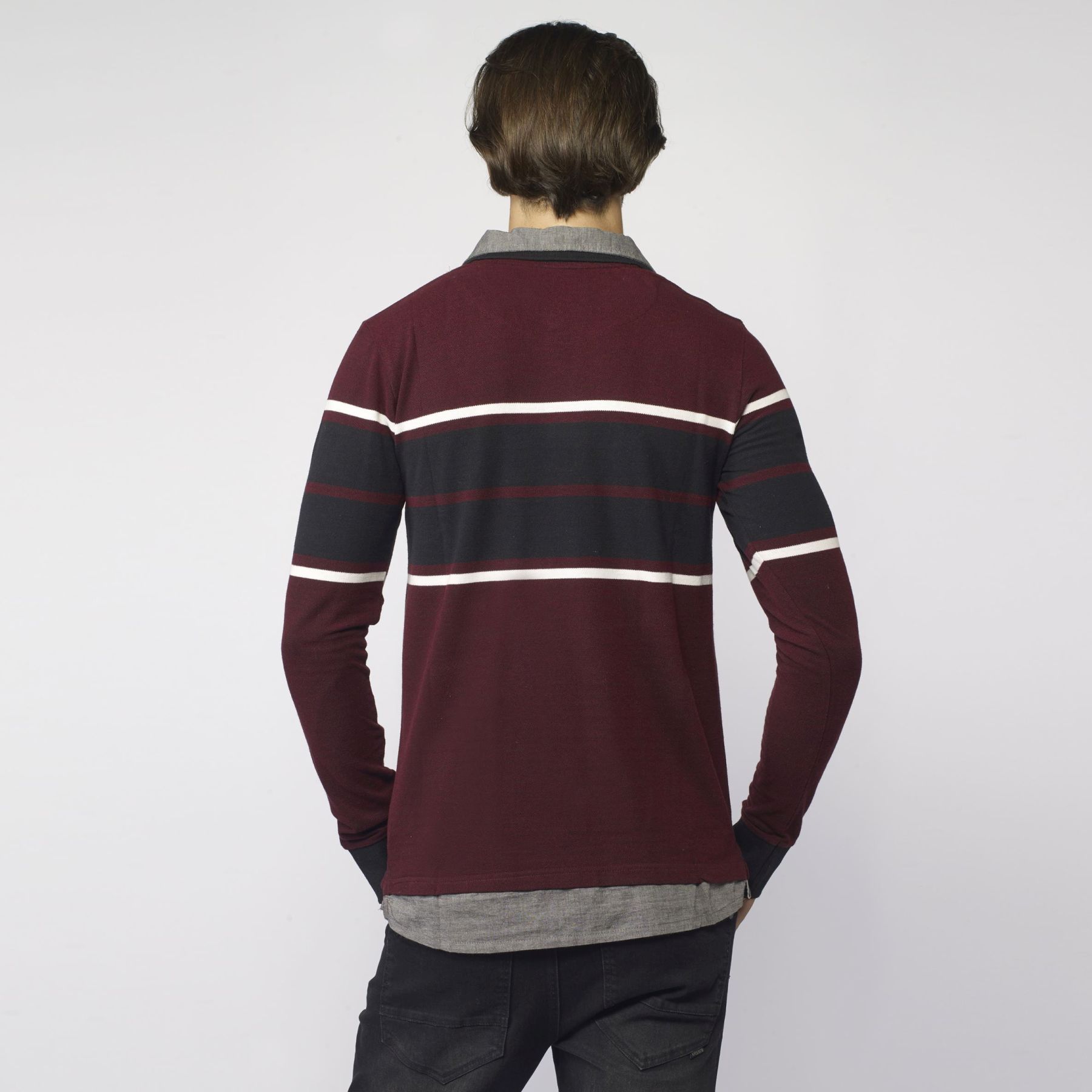 Polo with incorporated shirt 5