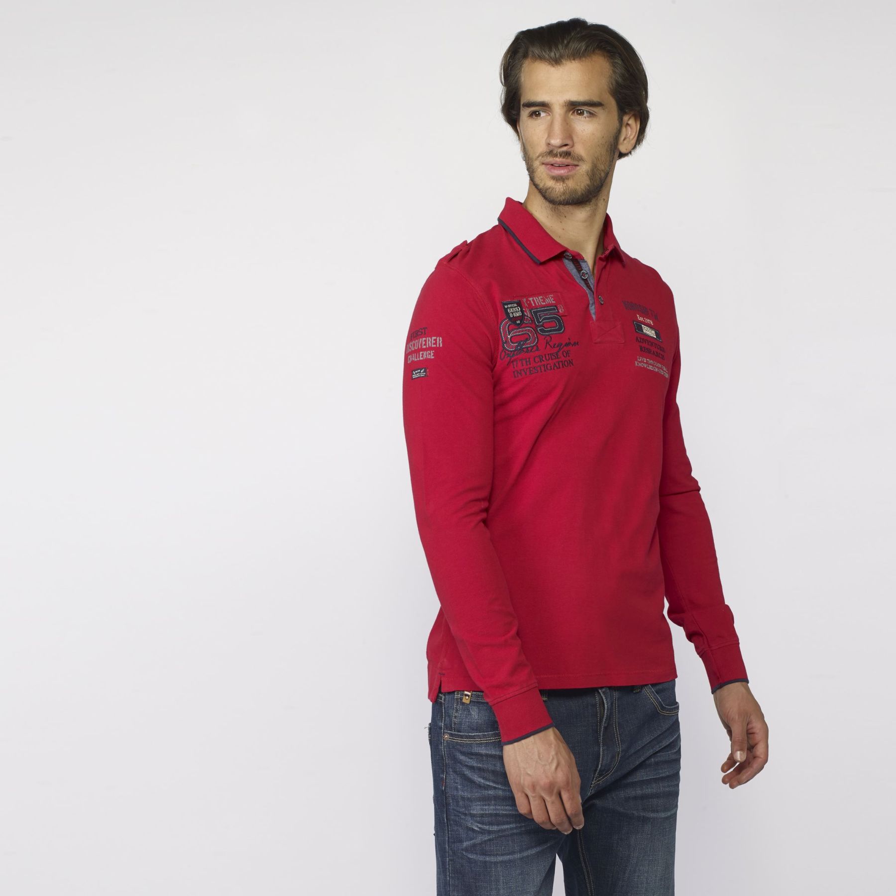 Polo estampado de texto 2