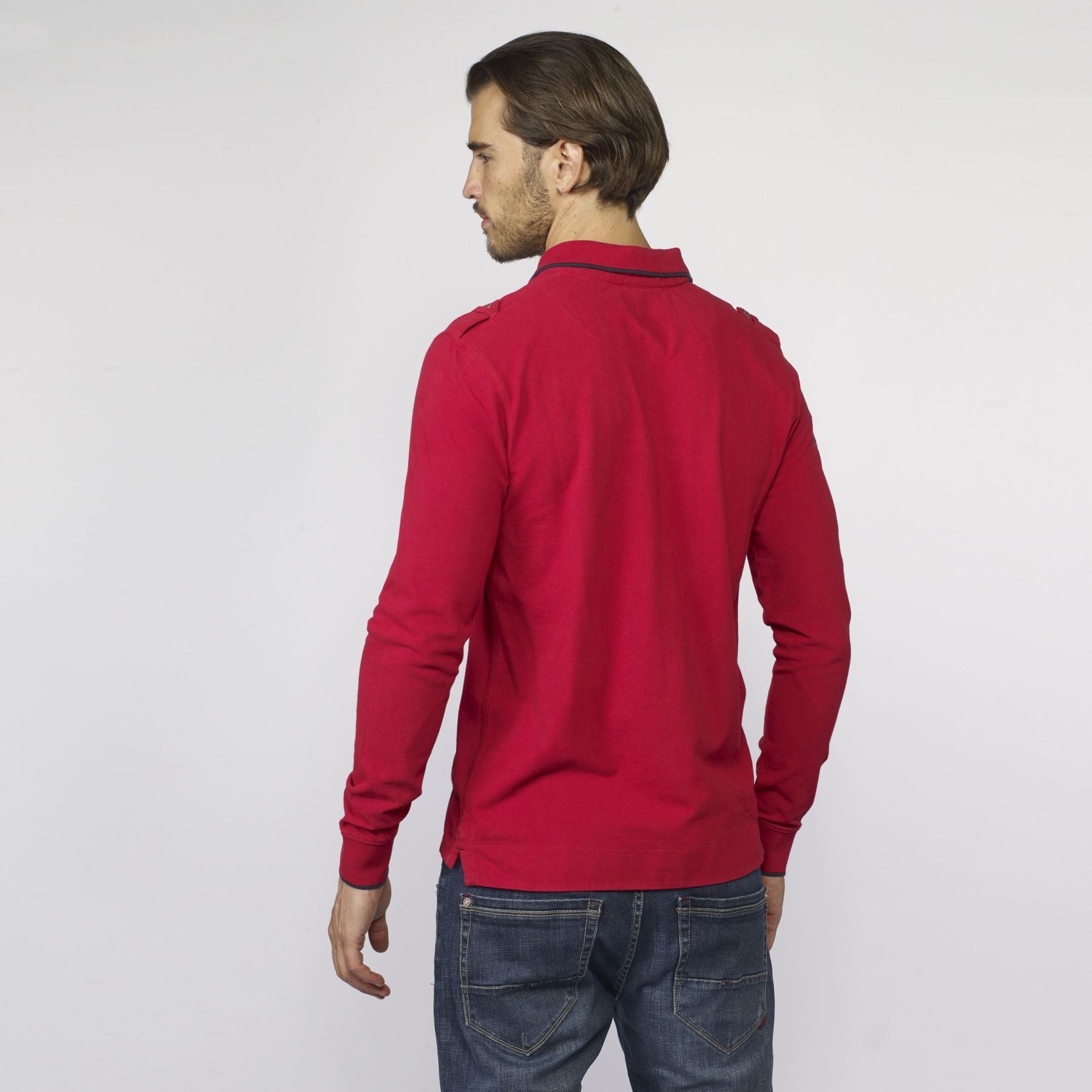 Polo estampado de texto 5