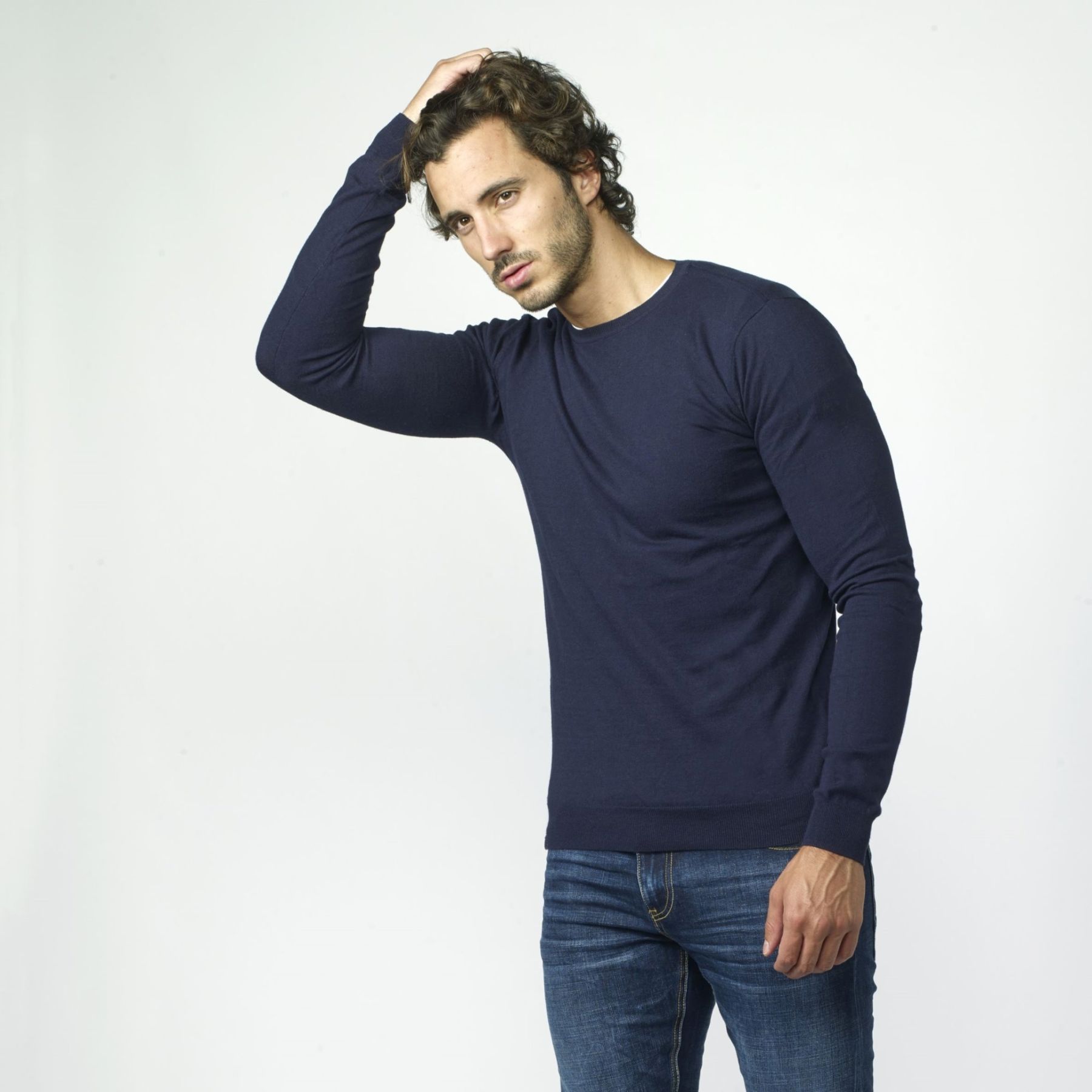 Jersey bÁsico de cashmere