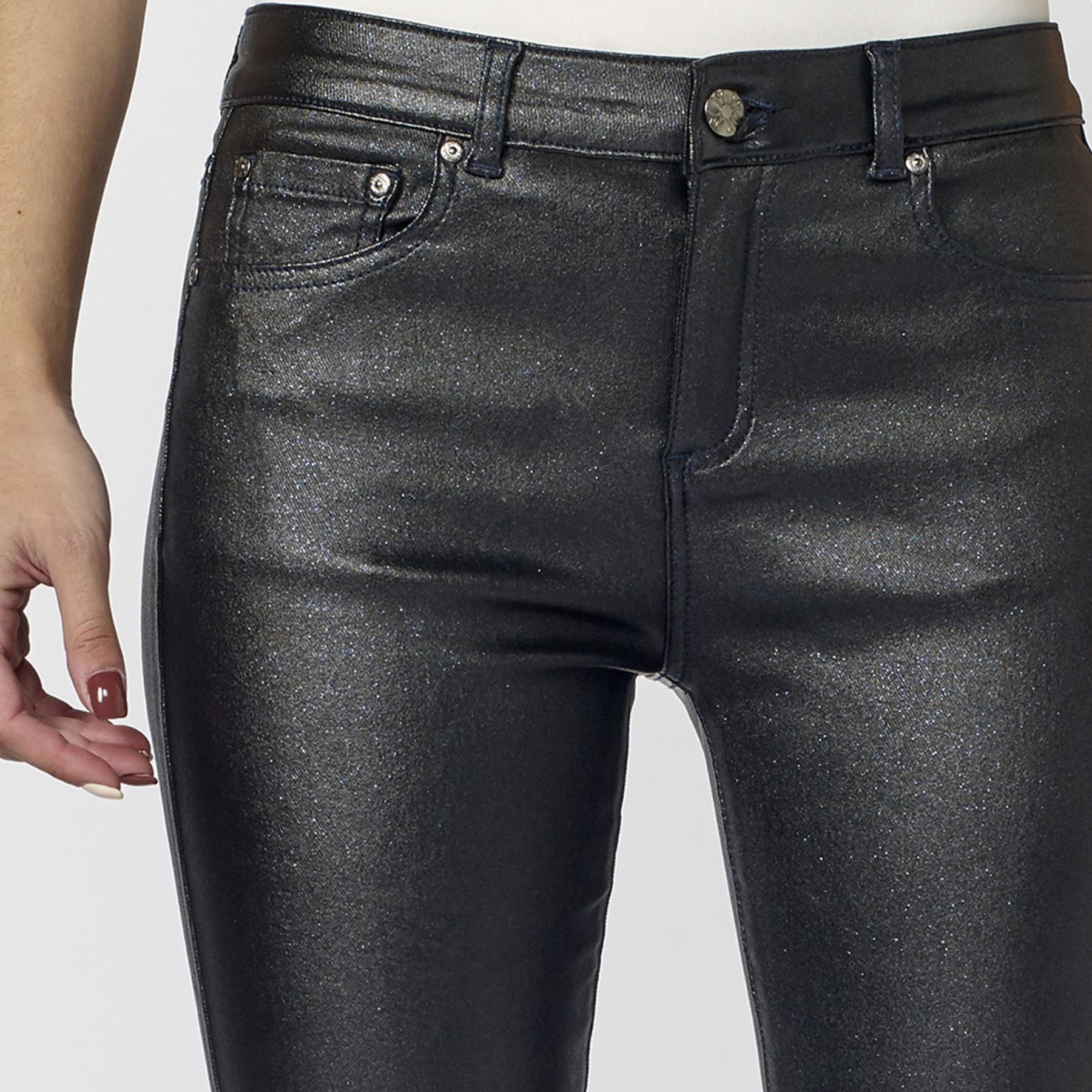 Pantalón straigth largo tejido fantasía 2