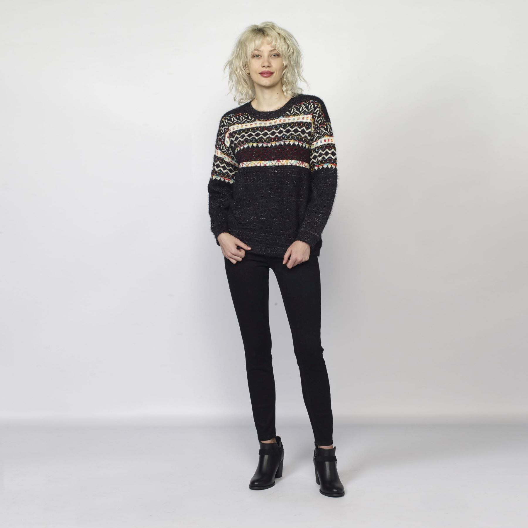 Pull À imprimÉ jacquard