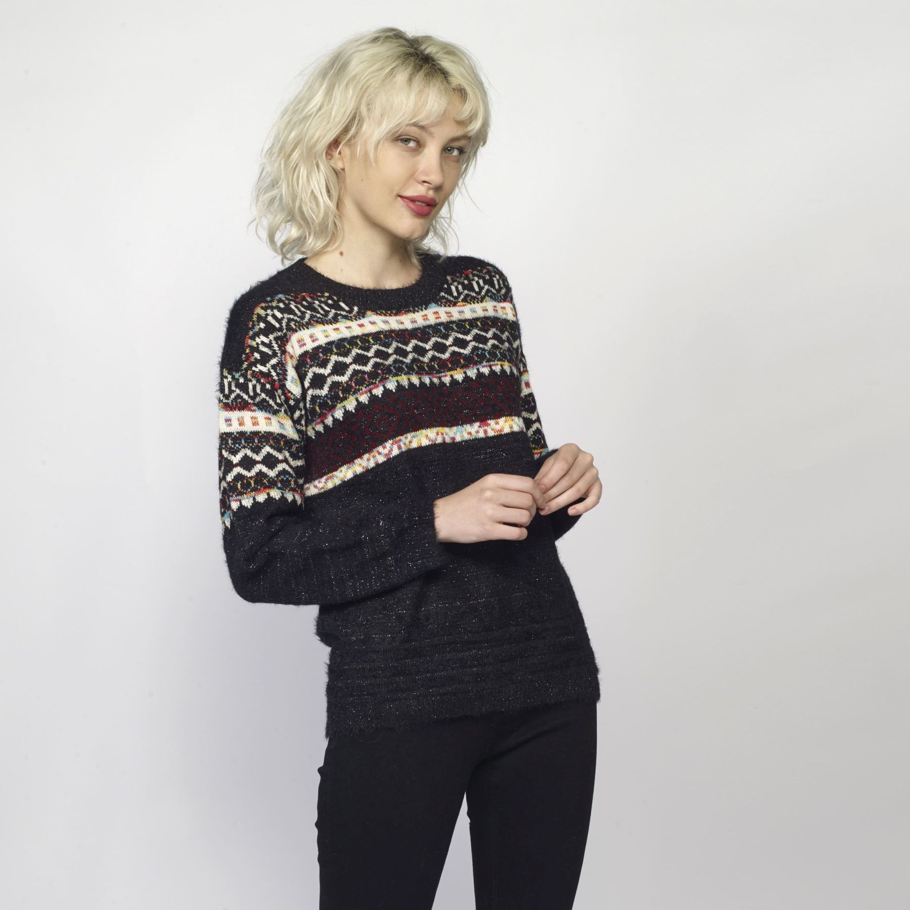 Pull À imprimÉ jacquard 6