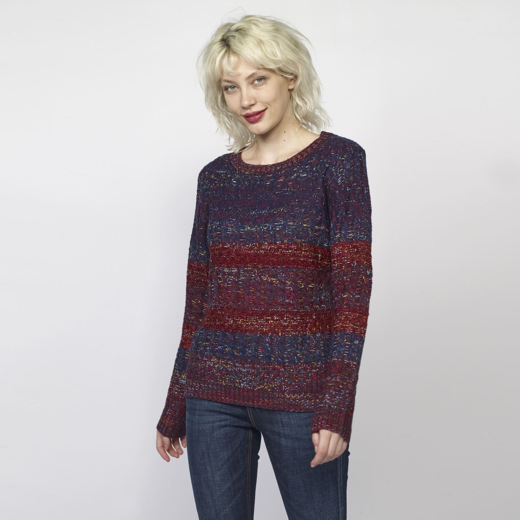 Pull À rayures multicolore 3