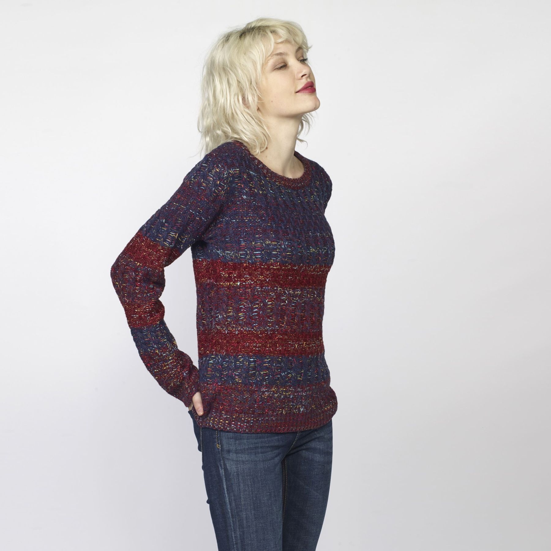 Pull À rayures multicolore 4