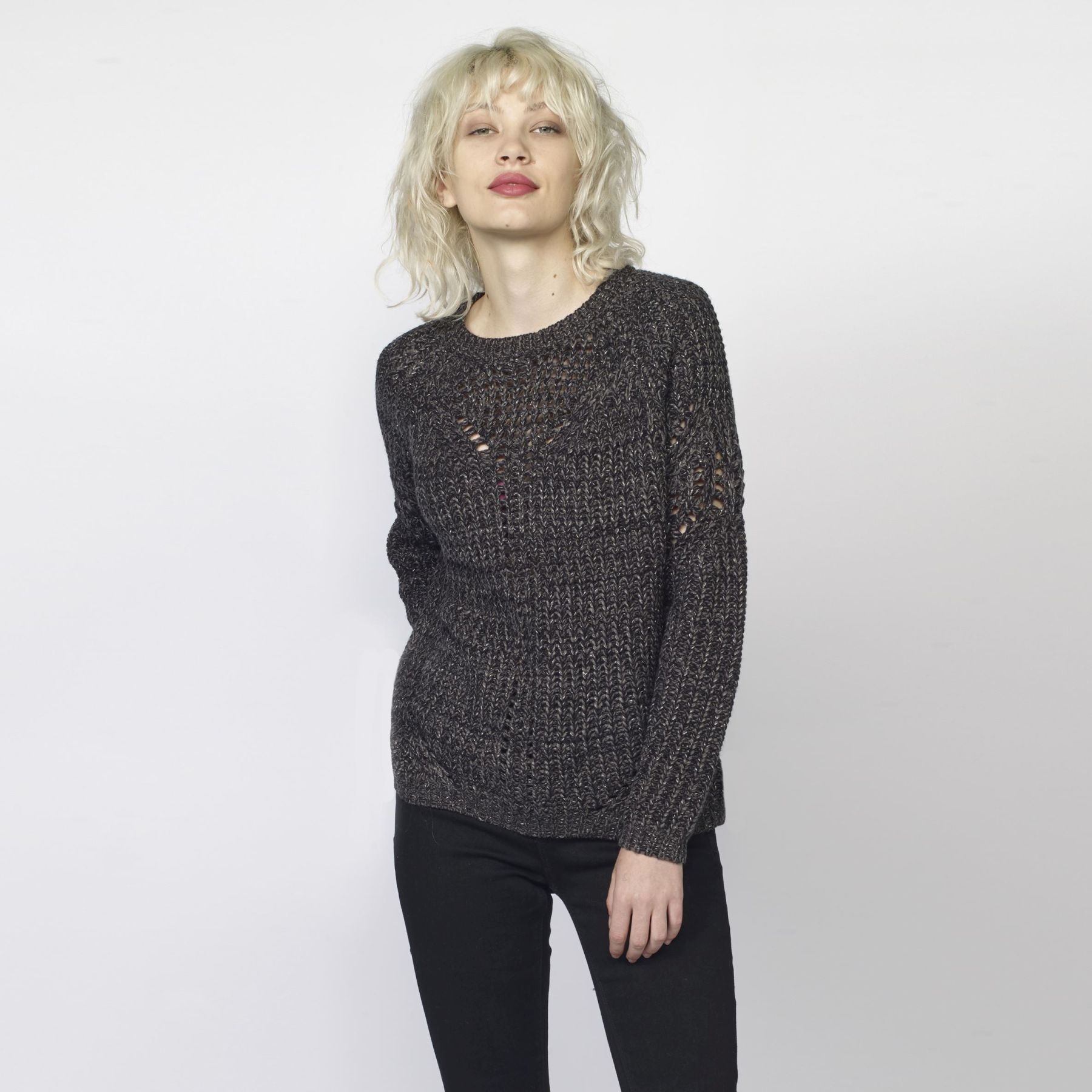 Pull en maille cÔtelÉ 2