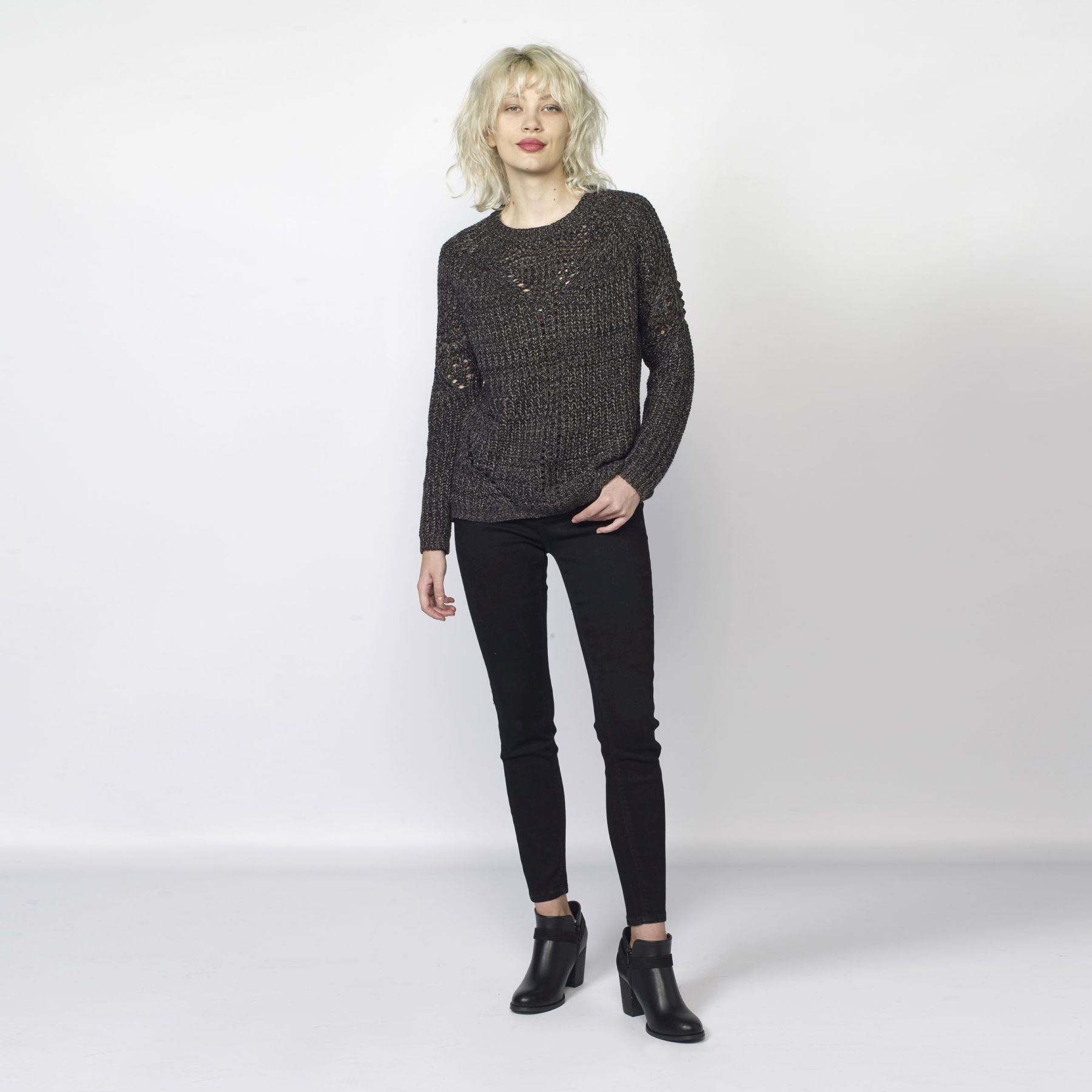 Pull en maille cÔtelÉ