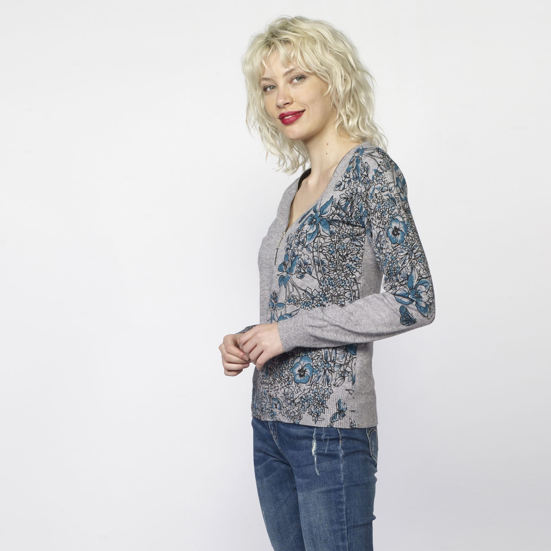 Jersey estampado floral 1