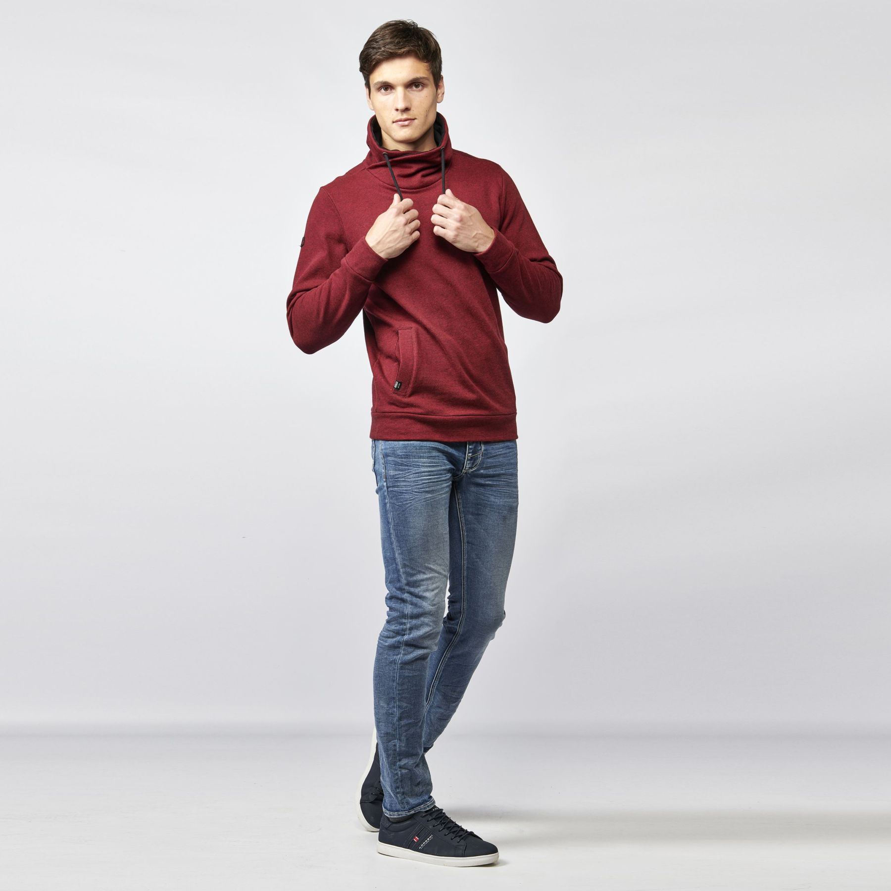 Sudadera a rayas finas 1