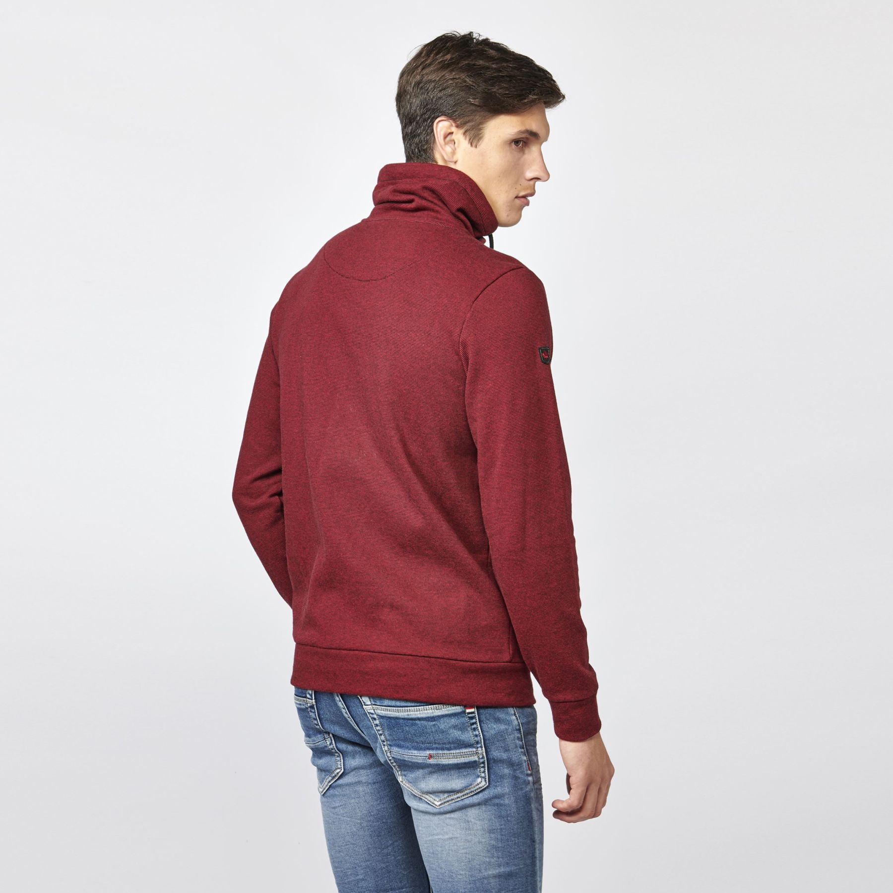 Sudadera a rayas finas 4