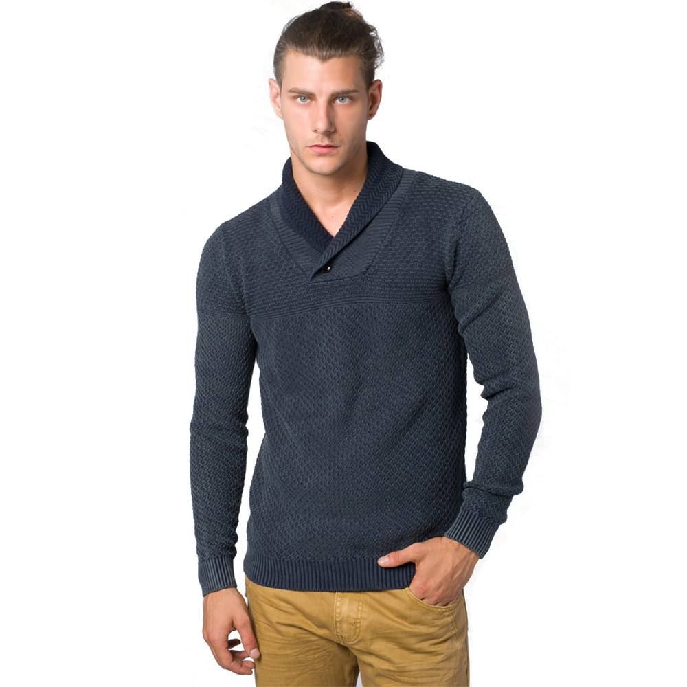 Jersey tricot cuello smoking