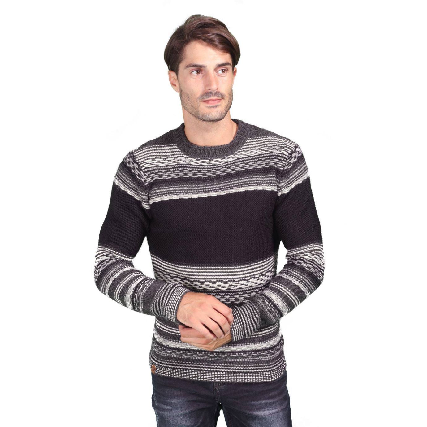 Jersey tricot cuello redondo