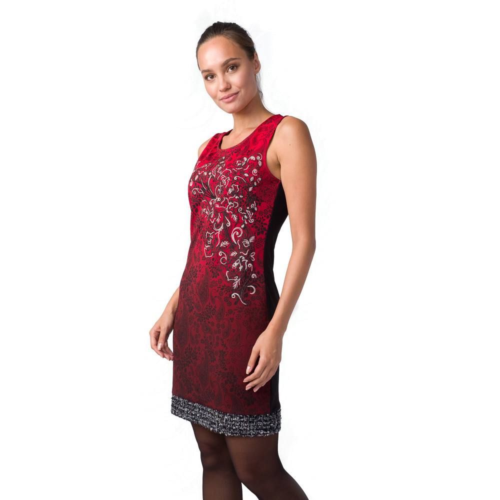 Vestido tirantes estampado con forro 3