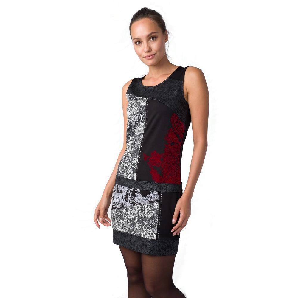 Vestido tirantes estampado 2