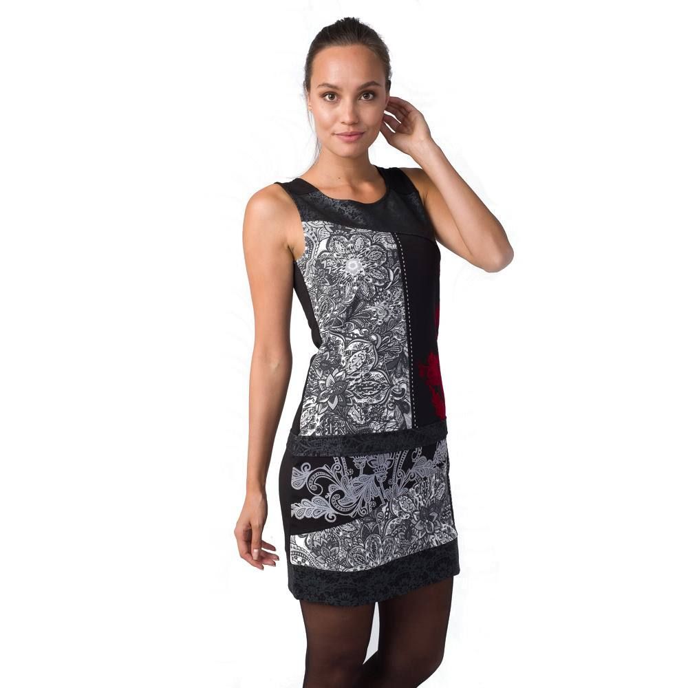 Vestido tirantes estampado 3