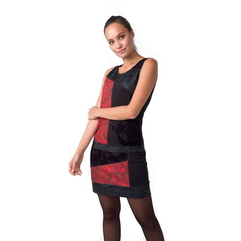 Vestido tirantes estampado 3