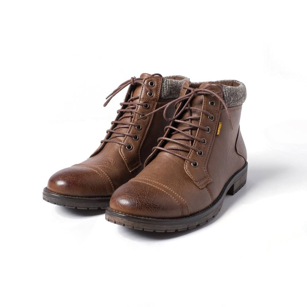 Bota polipiel cordones