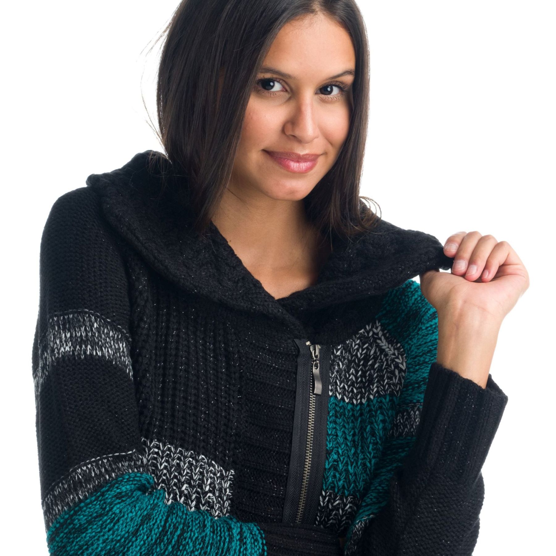 Chaqueta de punto con detalles en lurex 3