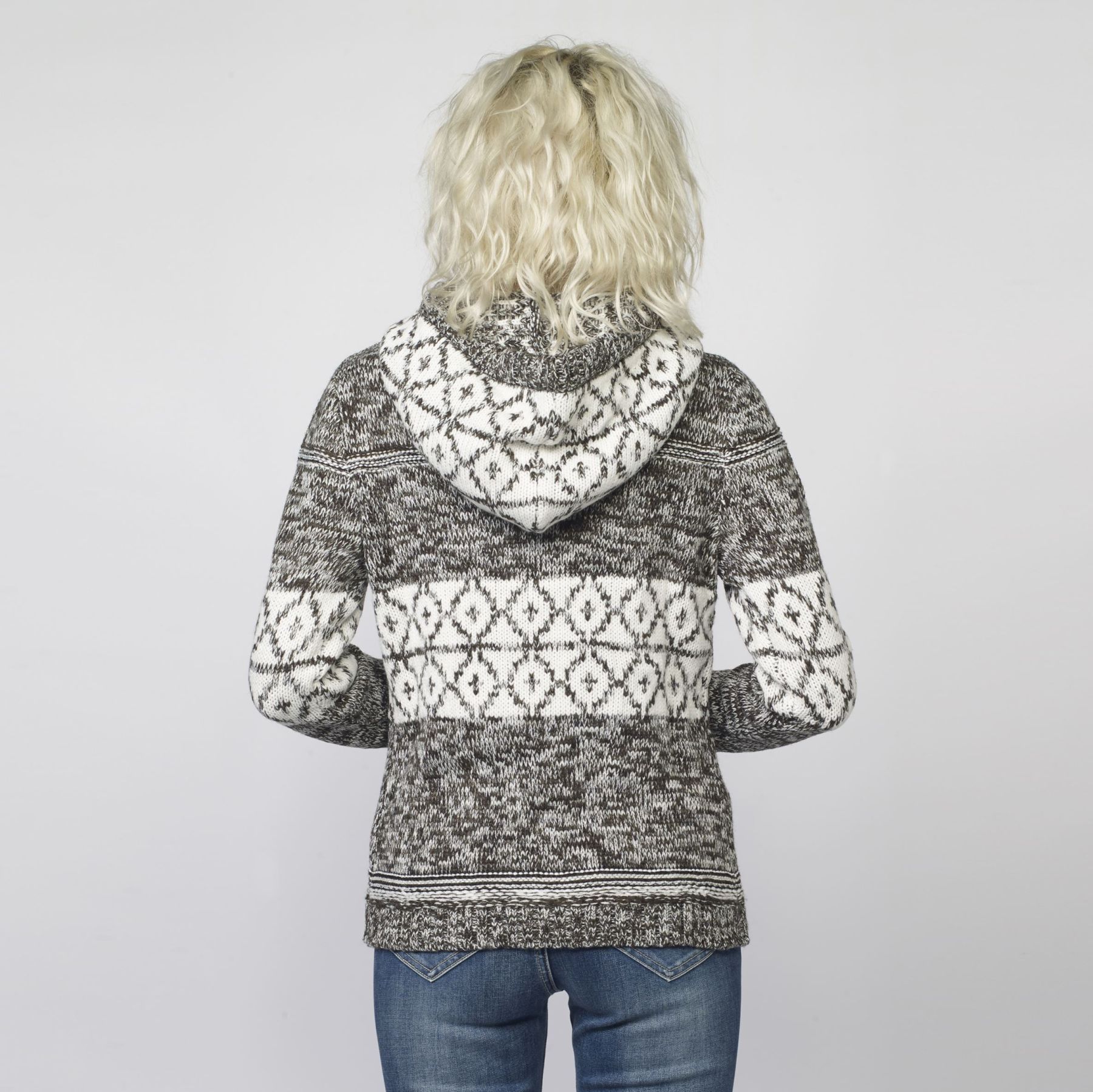 Pull en jacquard imprimÉ gÉomÉtrique 2