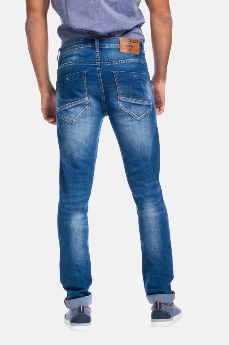 Pantalon denim lavado 4