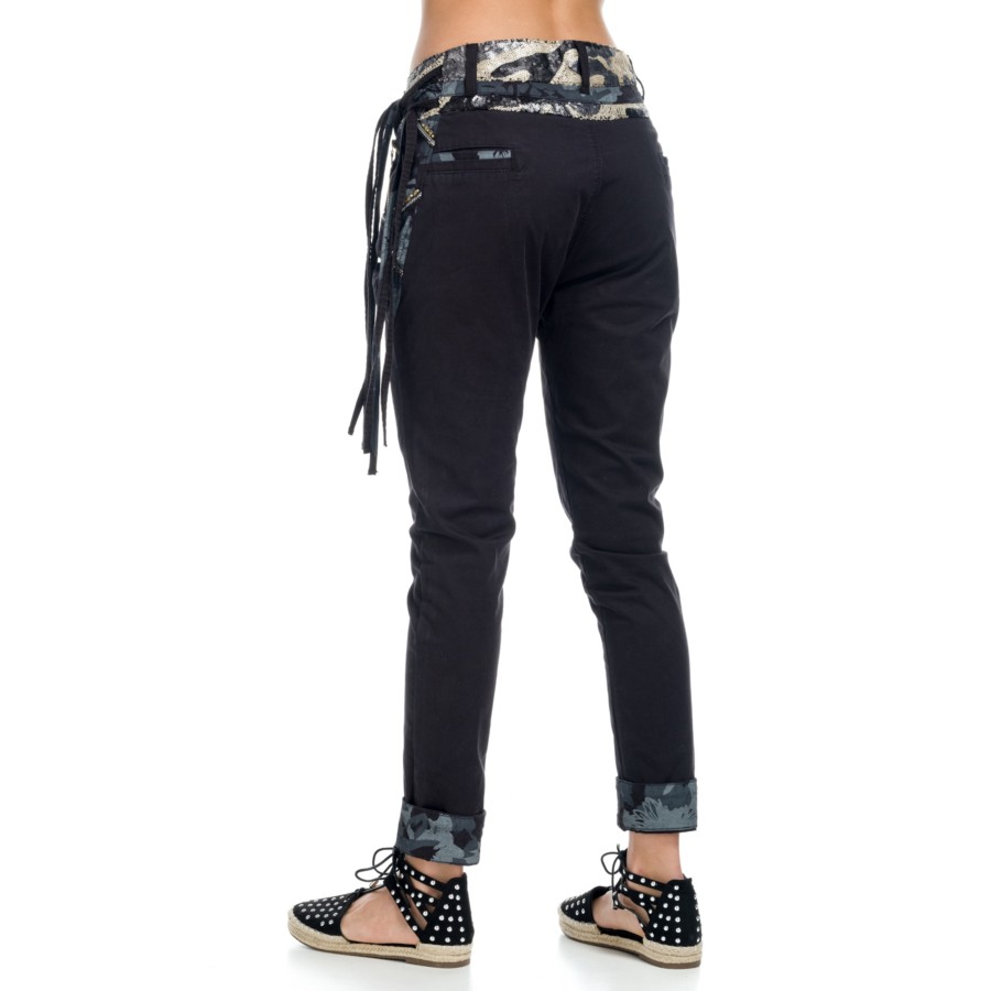 Pantalon semibaggy lentejuelas 3