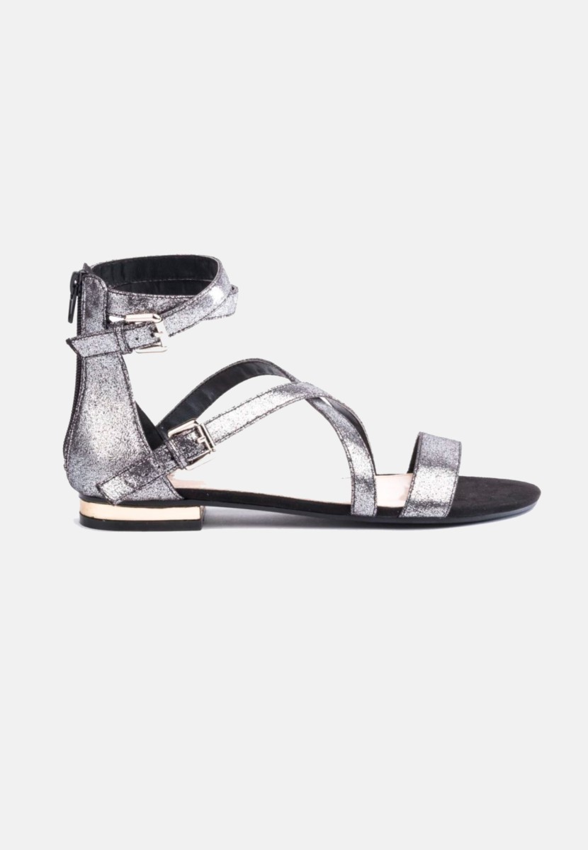Sandalia plana brillos | Tendencia actual