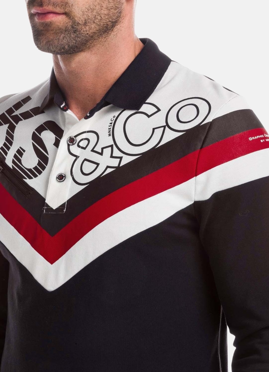 Polo rayas y letras 2