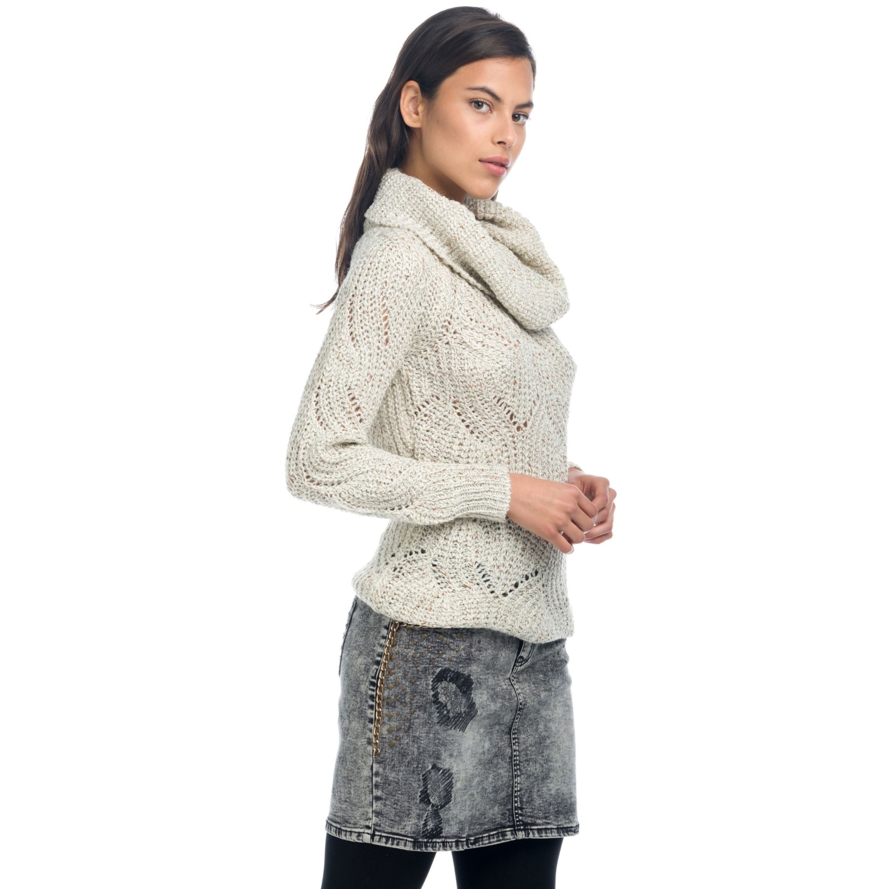 Jersey de punto cuello vuelto 2