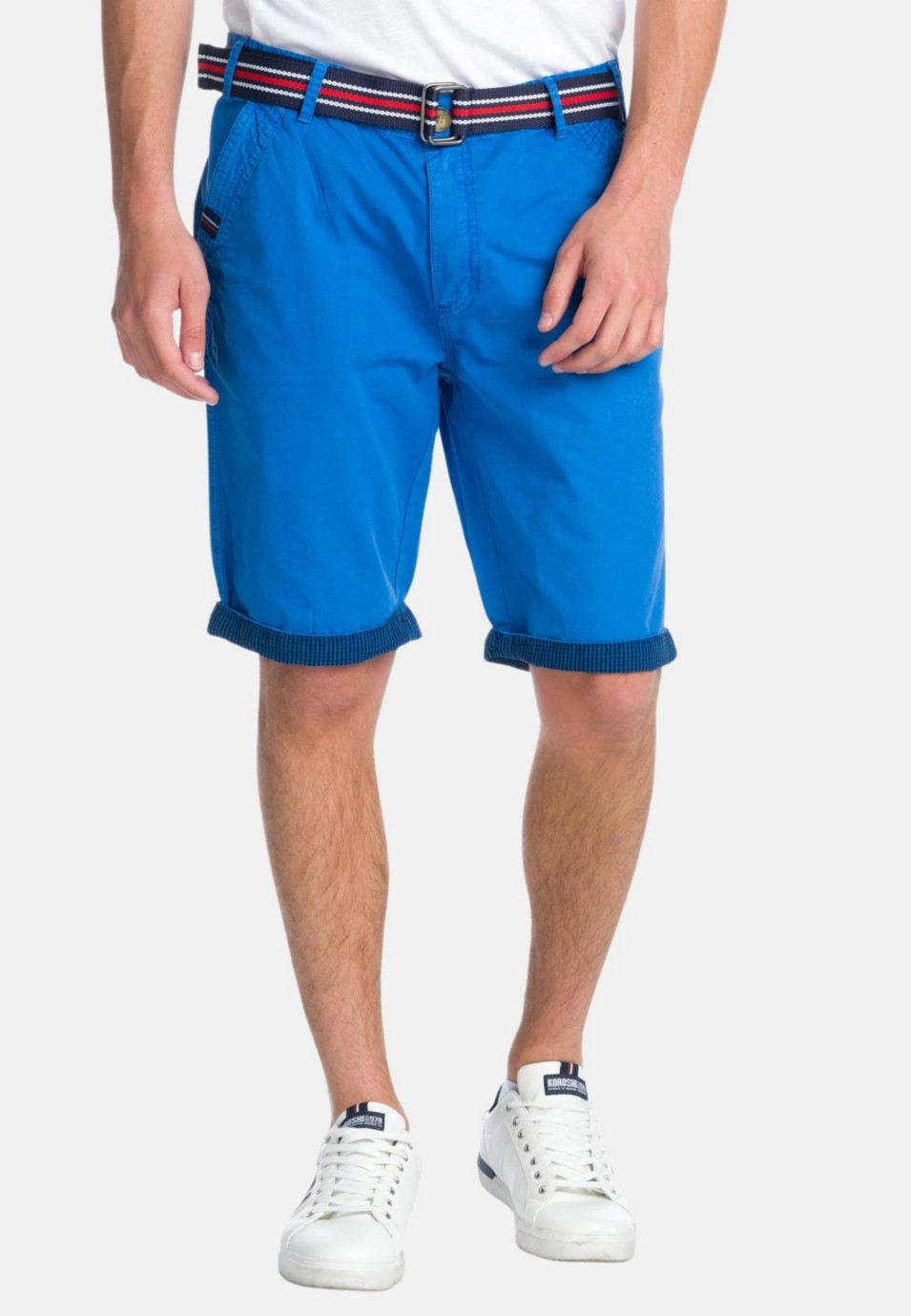 Pantalón corto estilo chino color Azul para Hombre