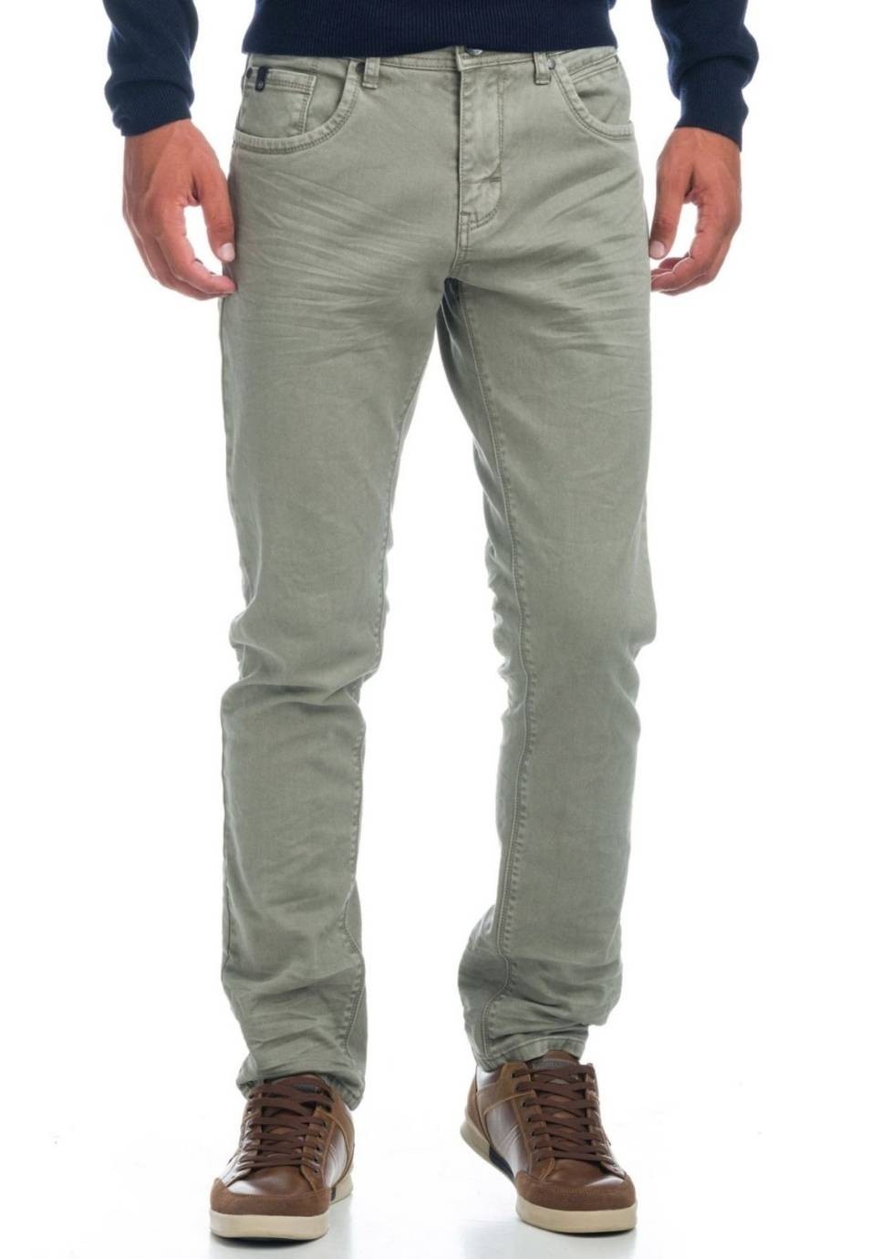 Pantalon largo stretch regular