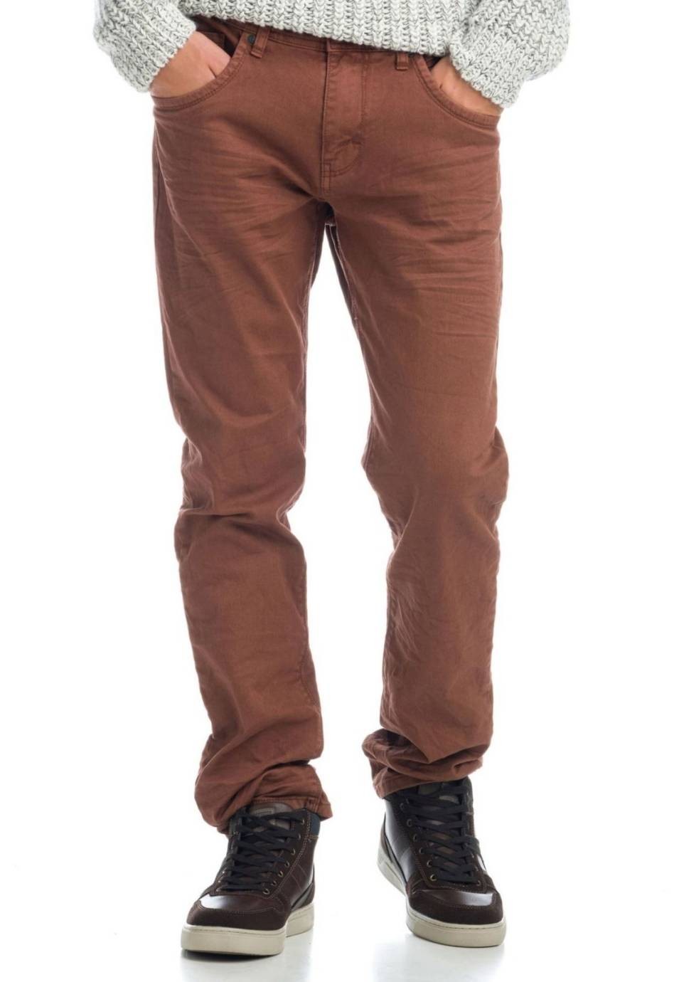 Pantalon largo stretch regular