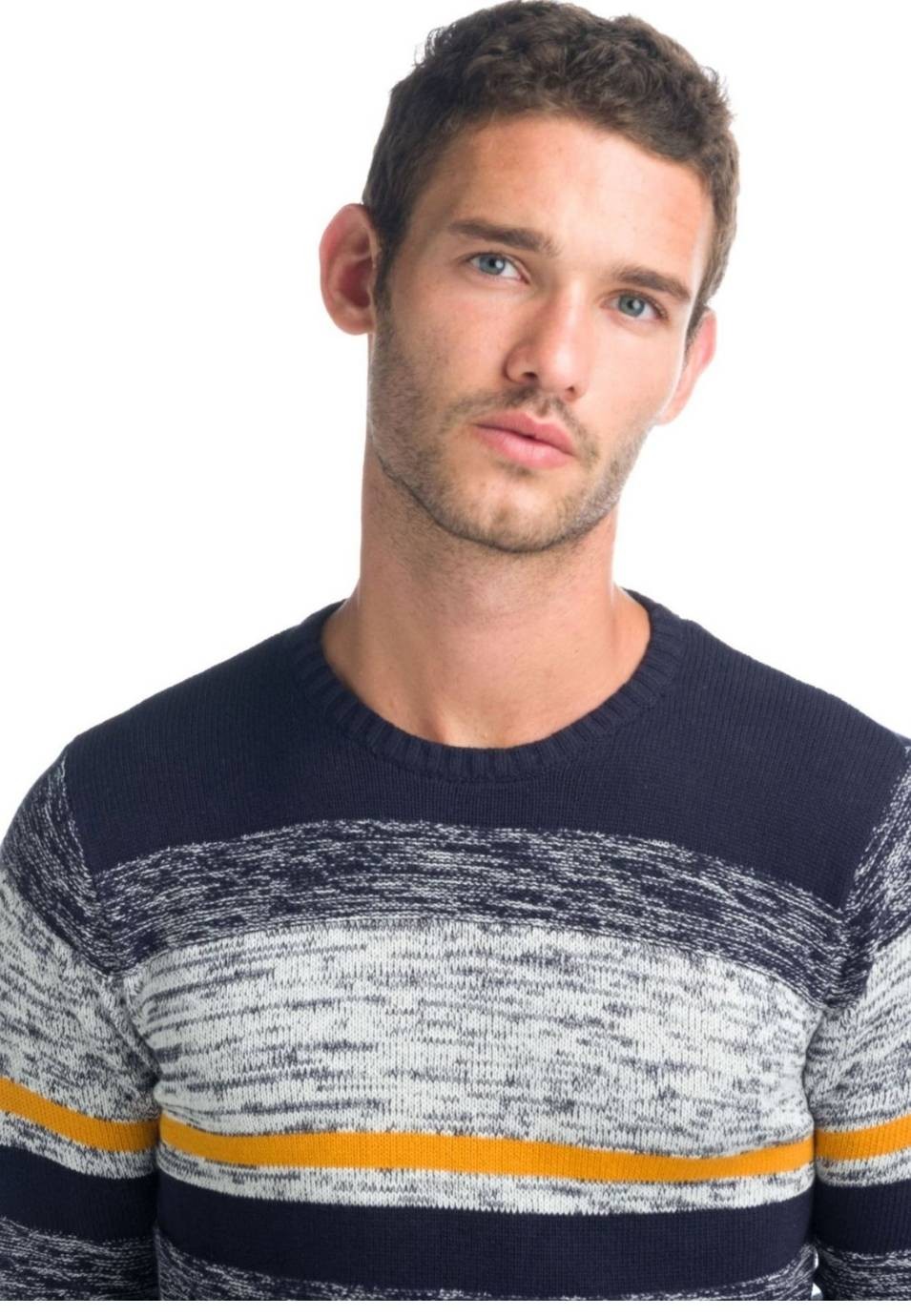 Jersey de rayas y efecto jaspeado 2