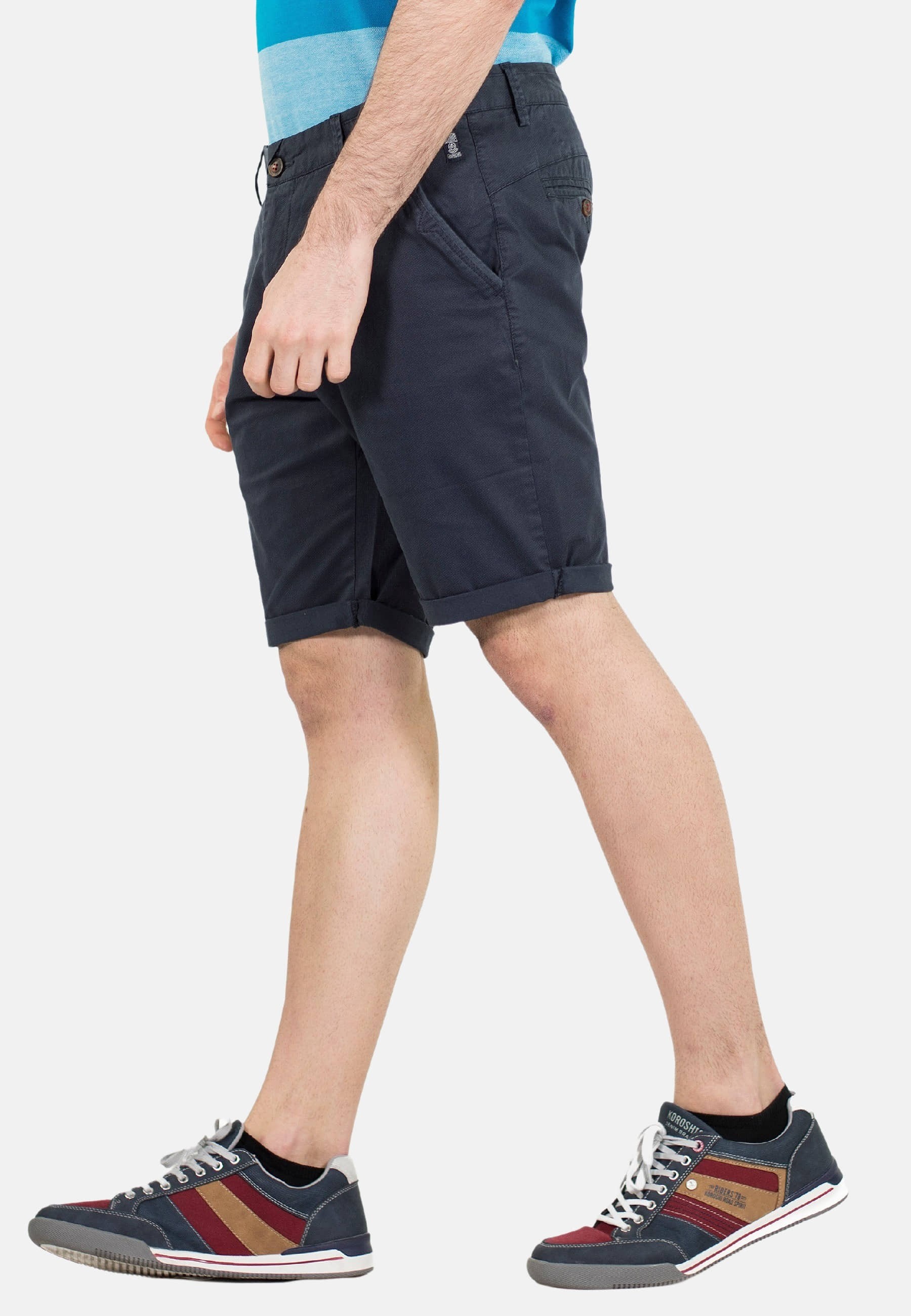 Bermuda con micro dibujo estampado color Navy para Hombre 2