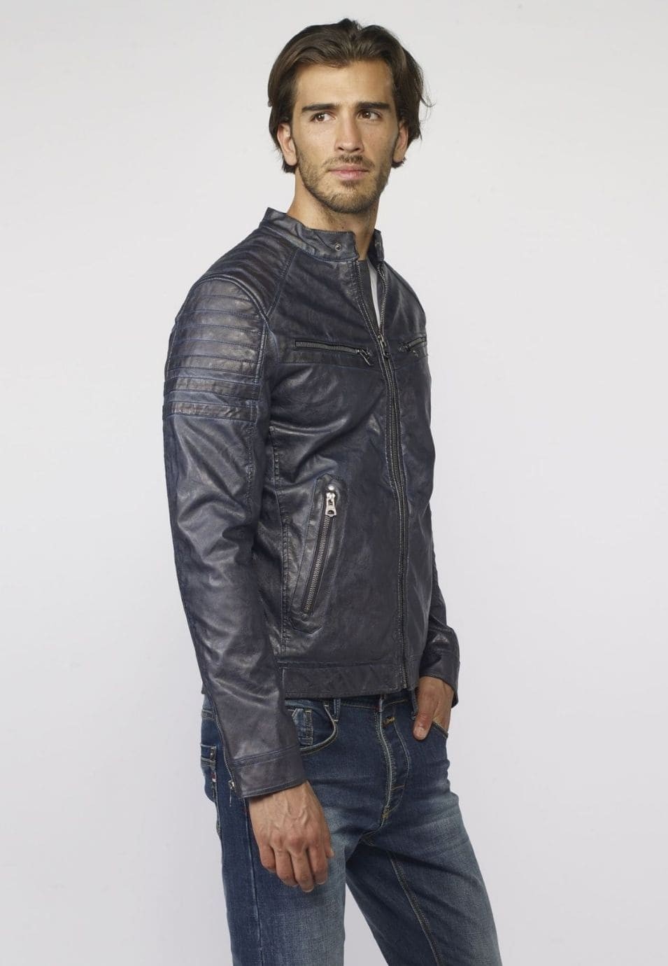 Chaqueta cazadora polipiel 4