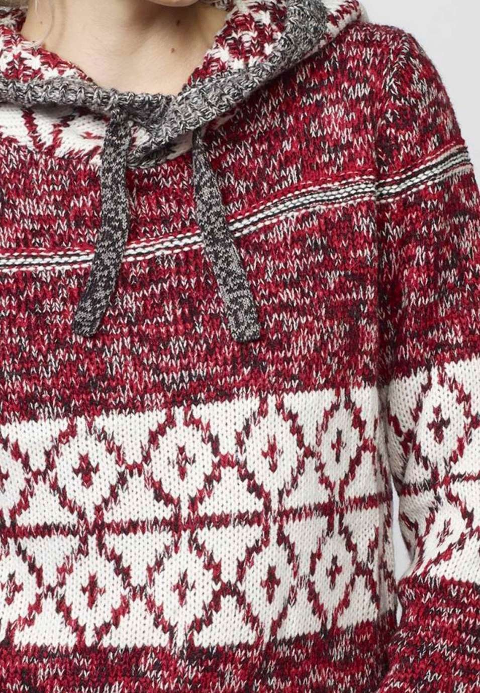 Pull en jacquard imprimÉ gÉomÉtrique 4