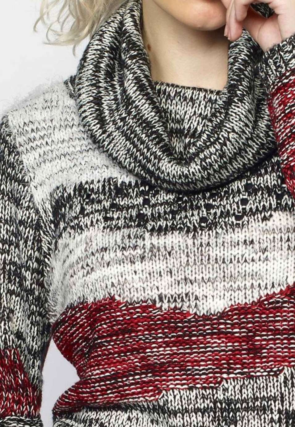 Jersey con cortes a contraste 4