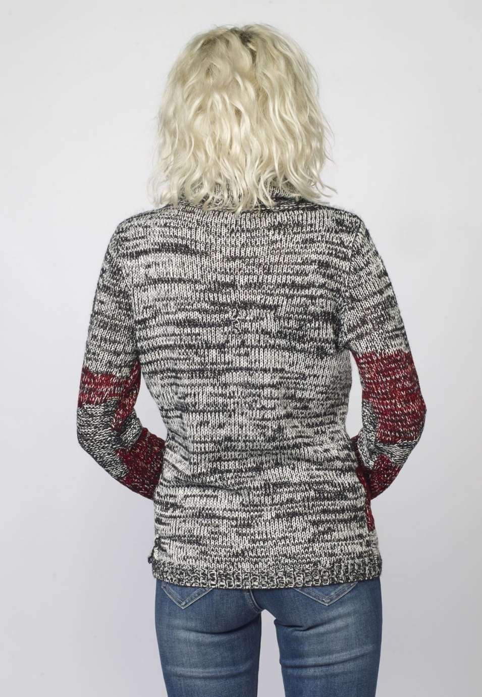 Jersey con cortes a contraste 6