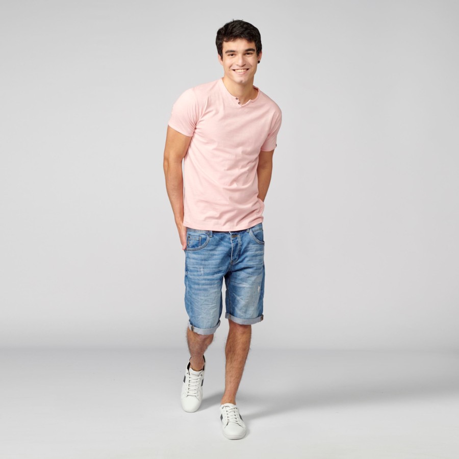 Camiseta de manga corta para Hombre color Rosa